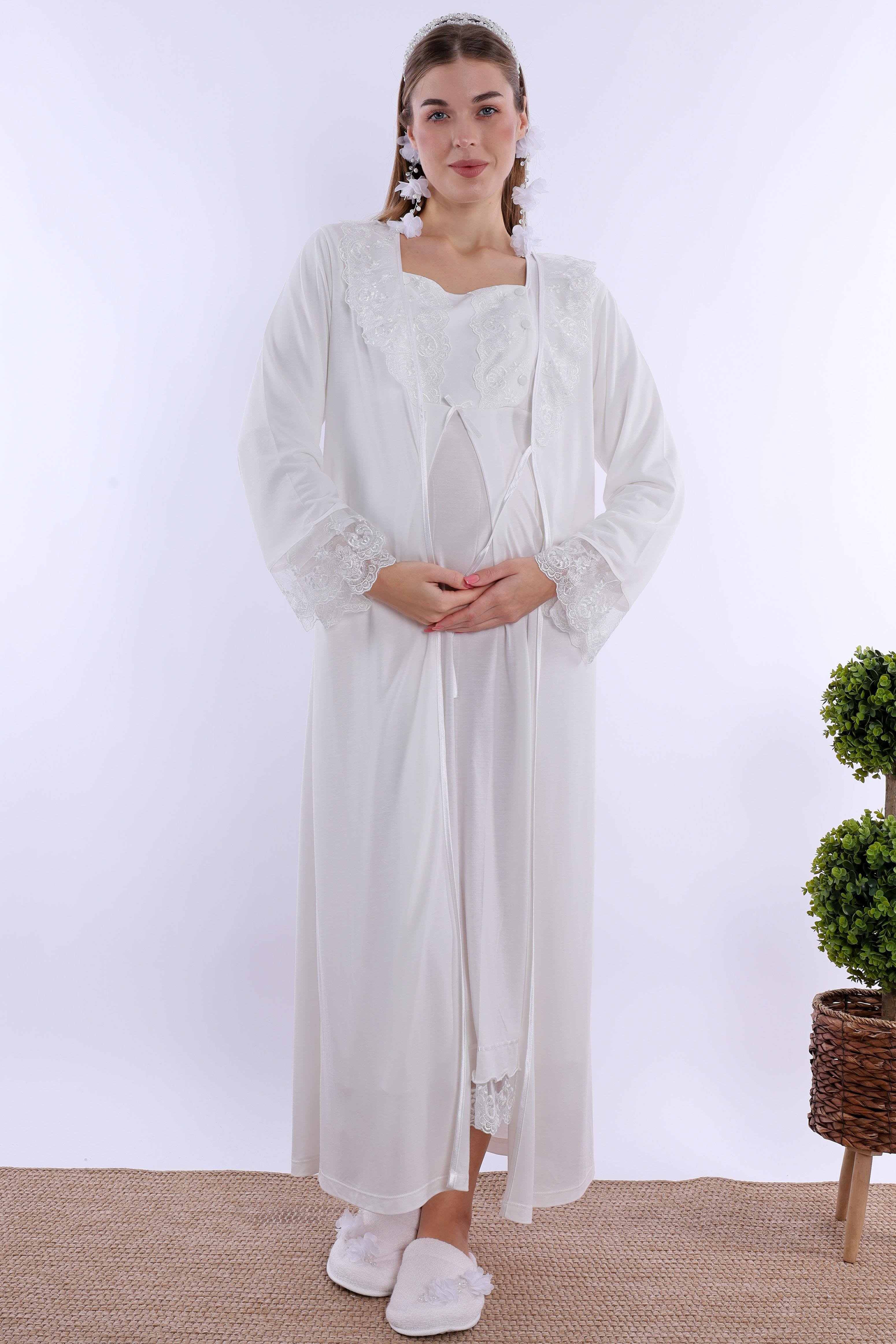 230462 Ekru Hamile Lohusa Set