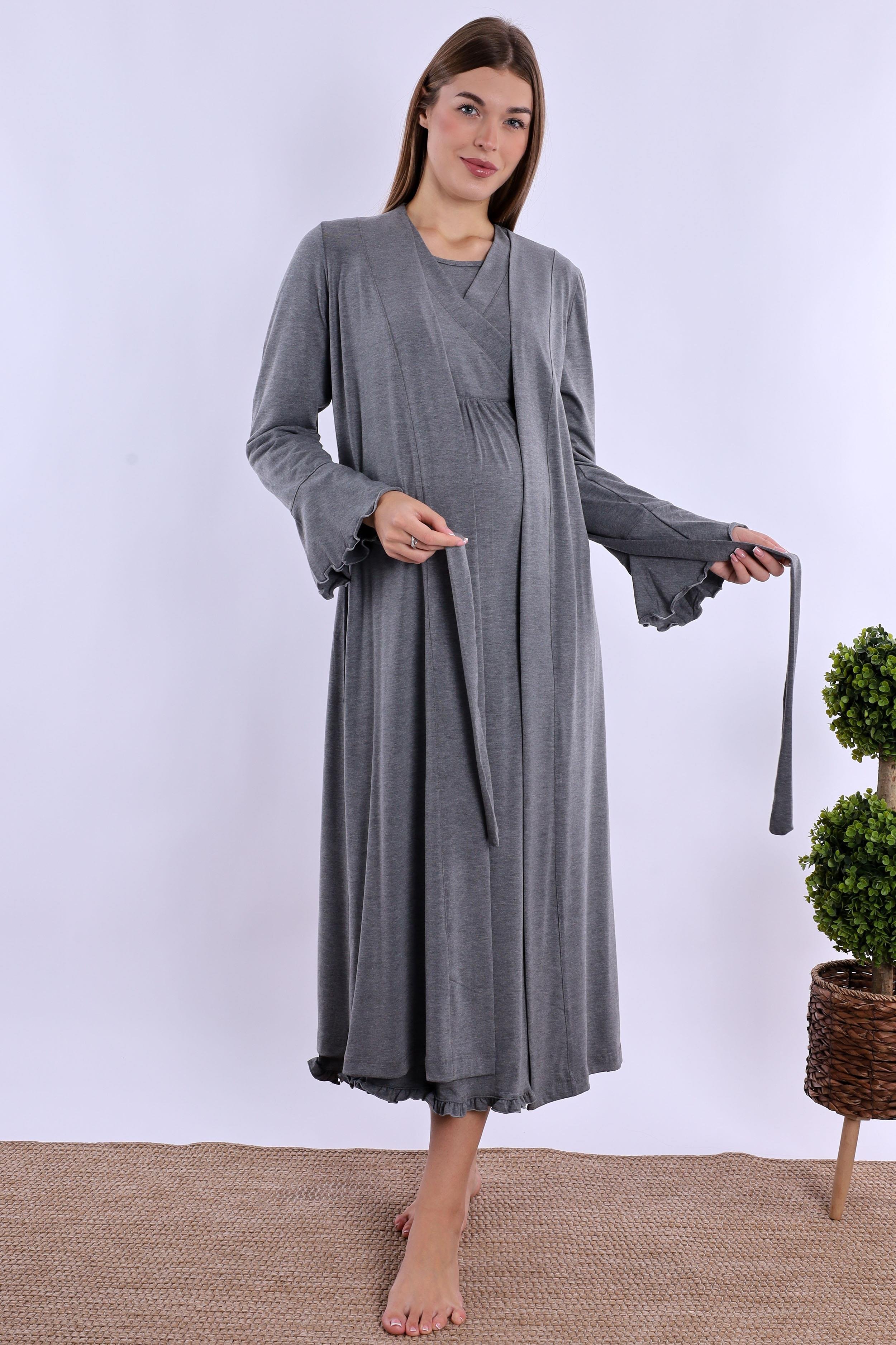 240462 Füme Hamile Lohusa Set