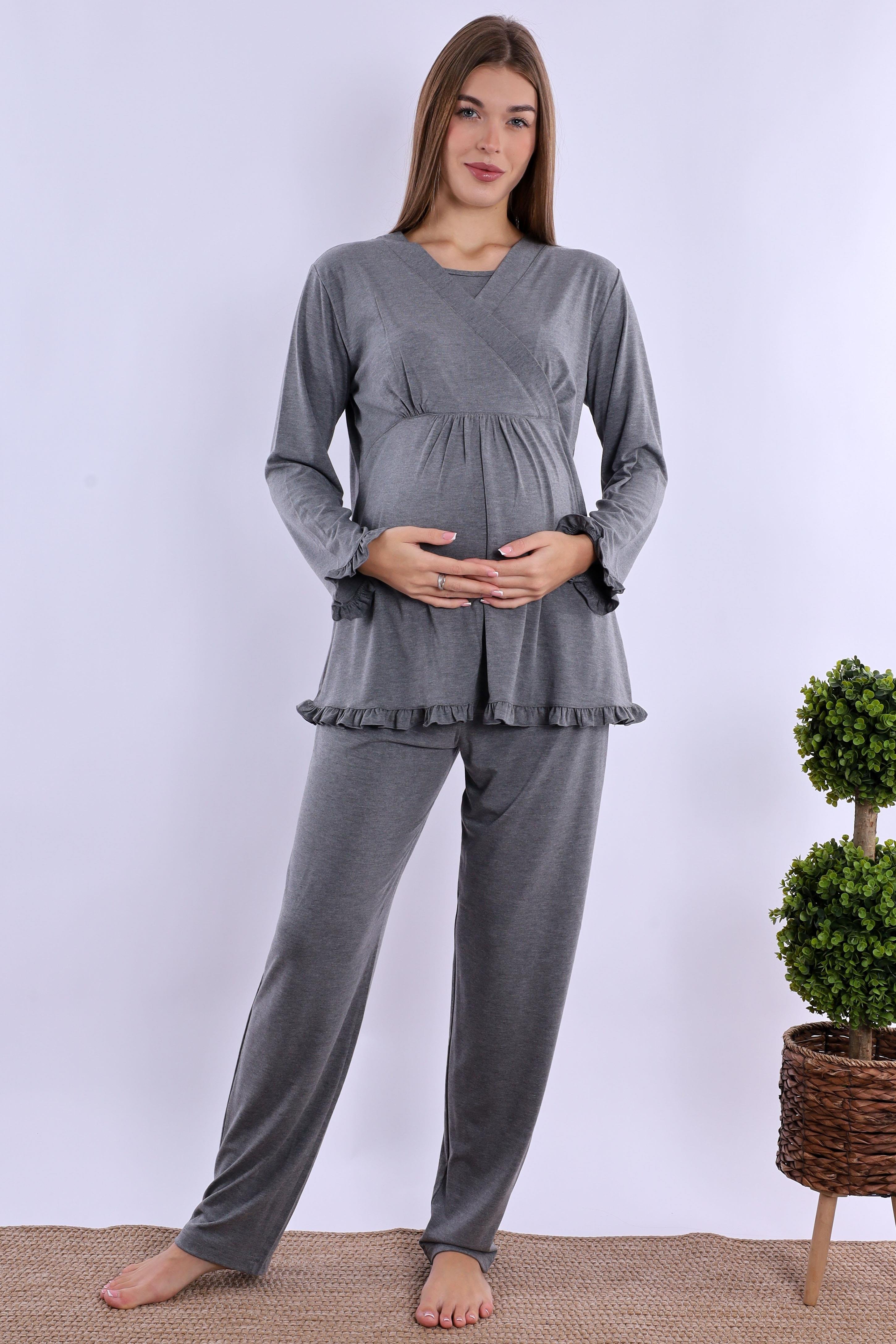 240462 Füme Hamile Lohusa Set