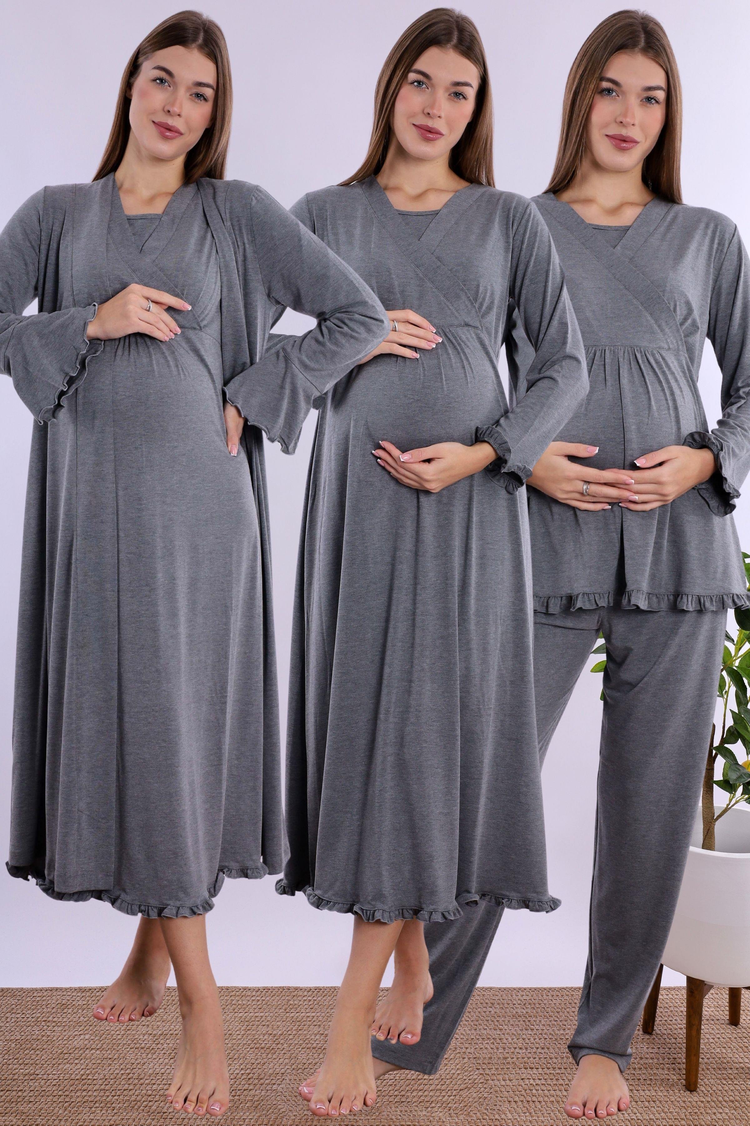 240462 Füme Hamile Lohusa Set