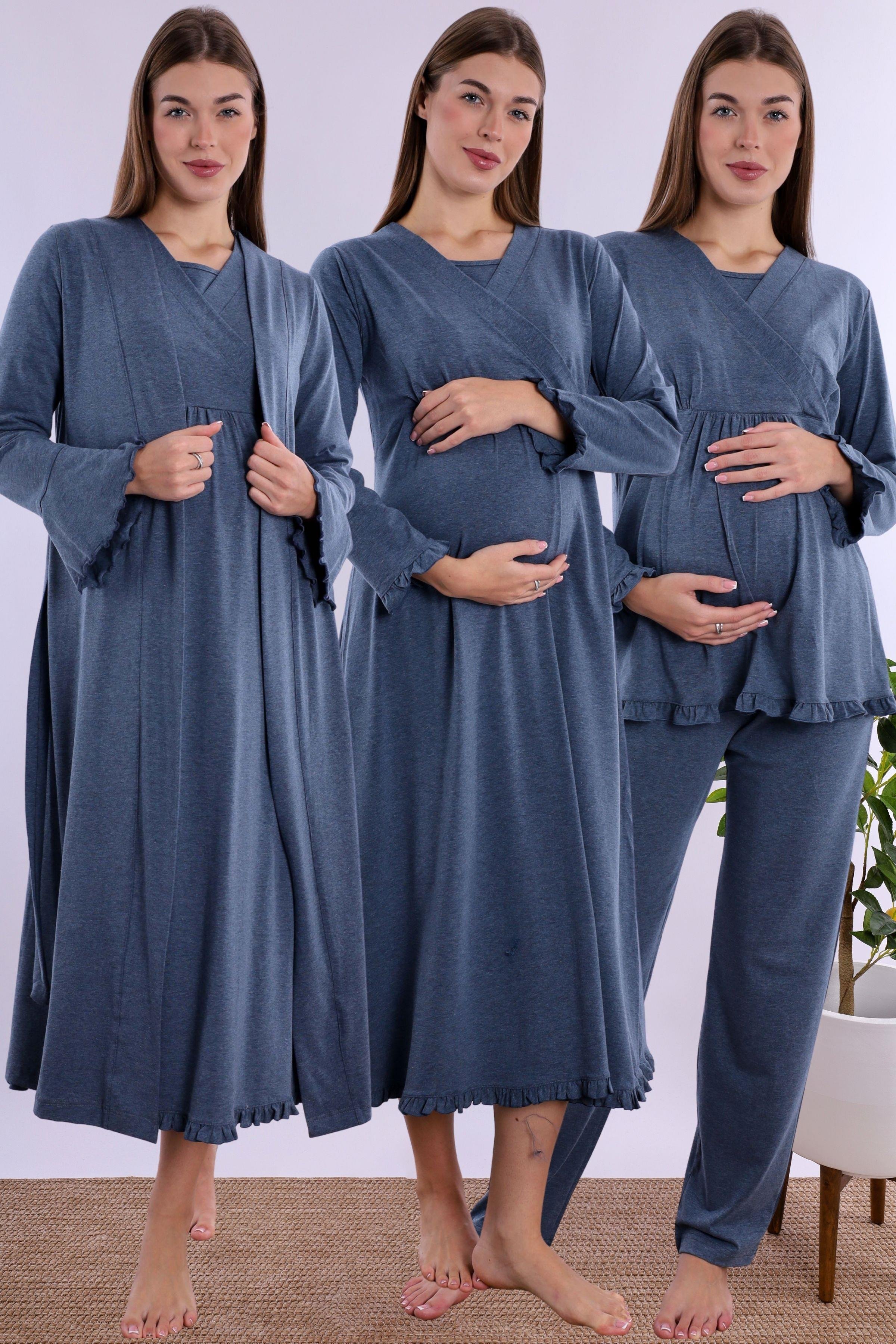 240462 İndigo Hamile Lohusa Set