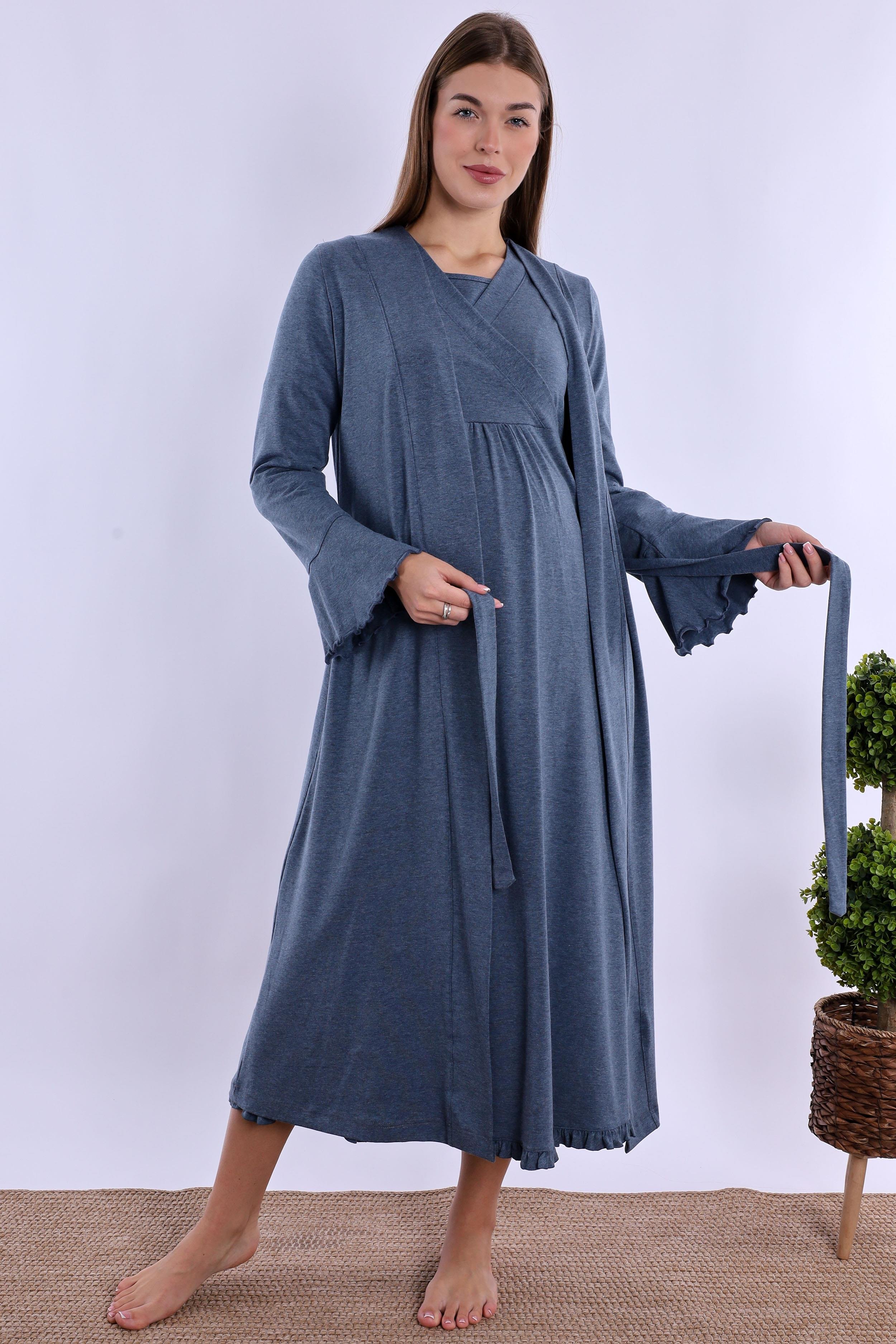 240462 İndigo Hamile Lohusa Set