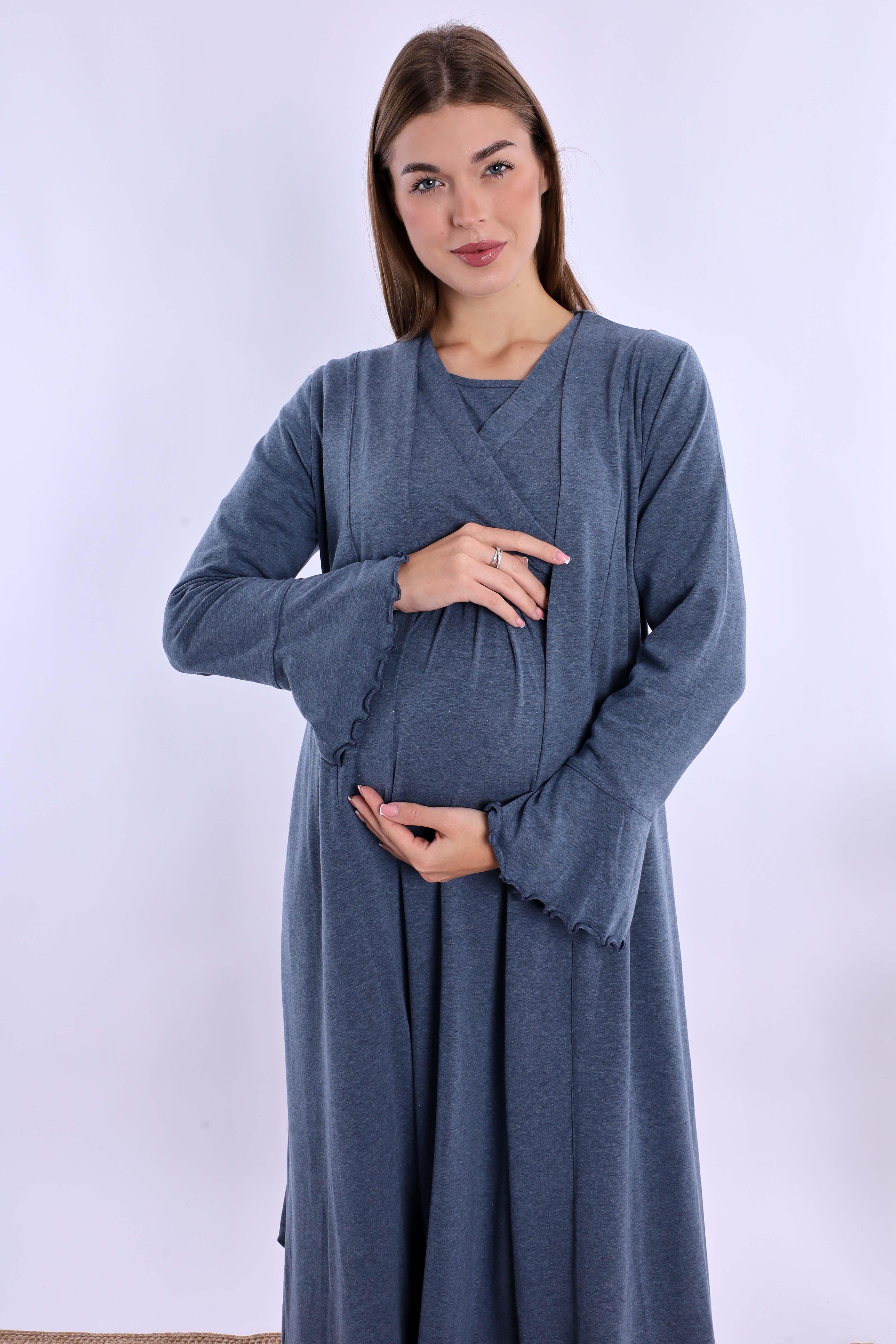 240462 İndigo Hamile Lohusa Set