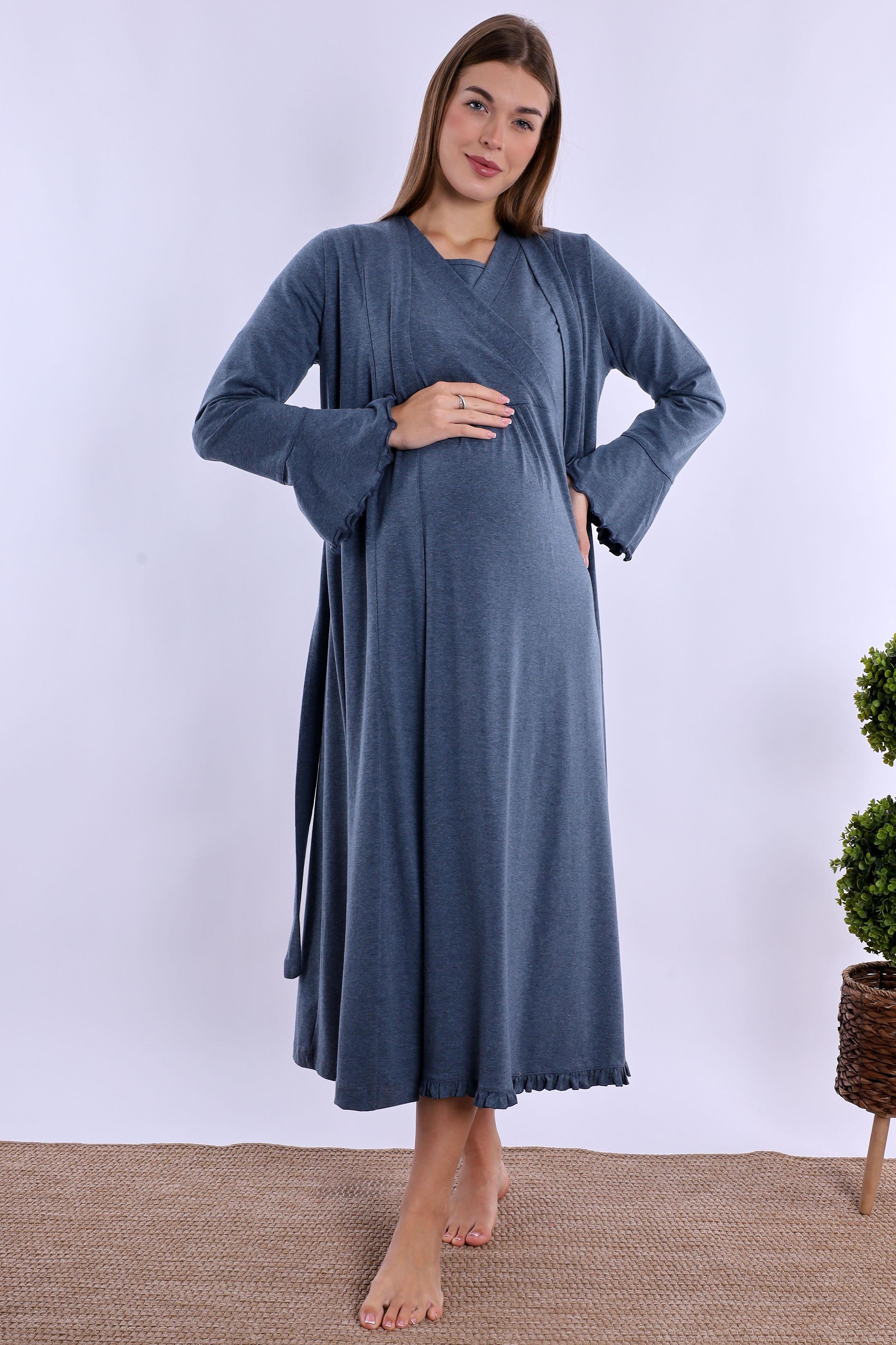 240462 İndigo Hamile Lohusa Set