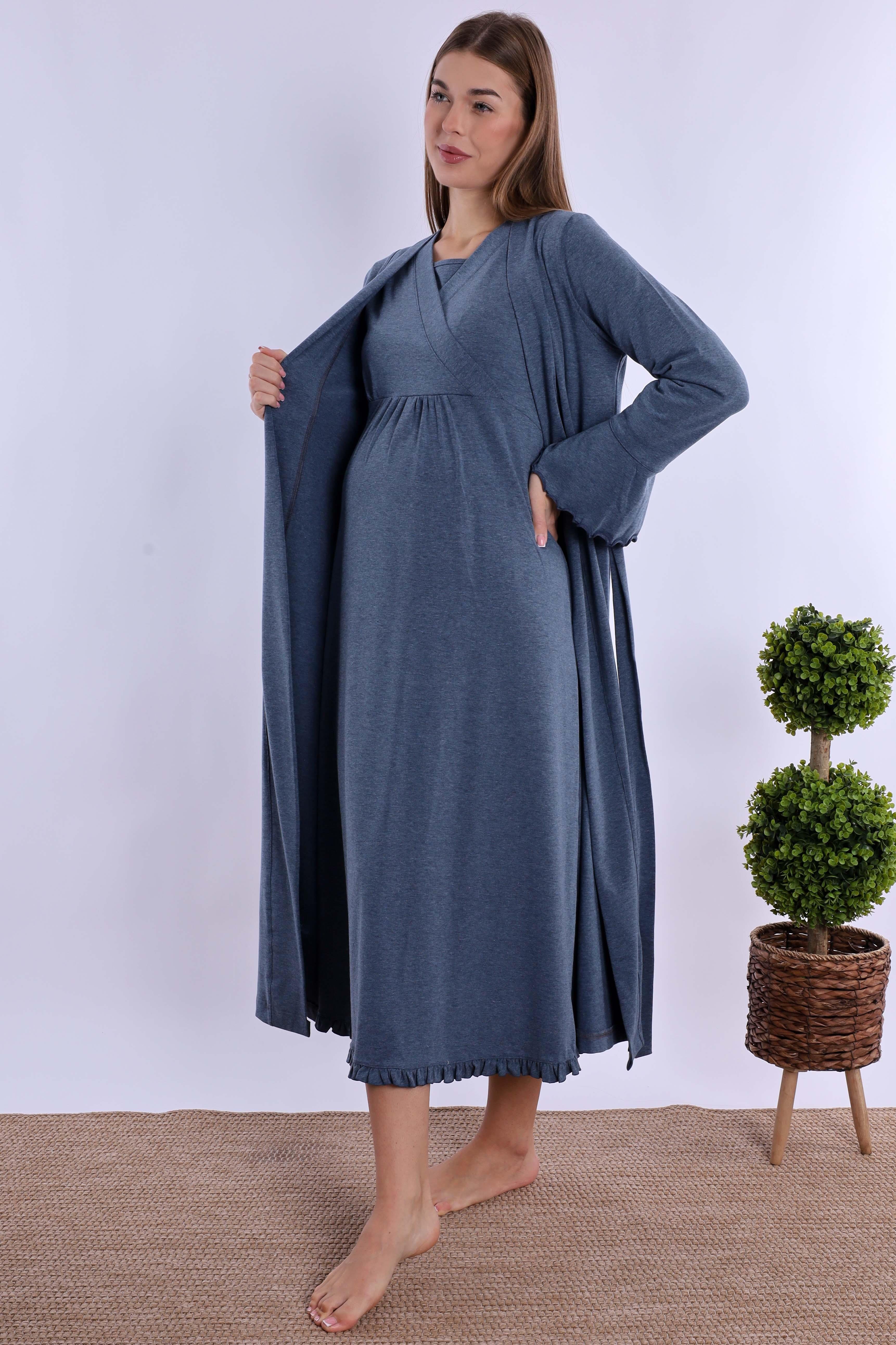 240462 İndigo Hamile Lohusa Set