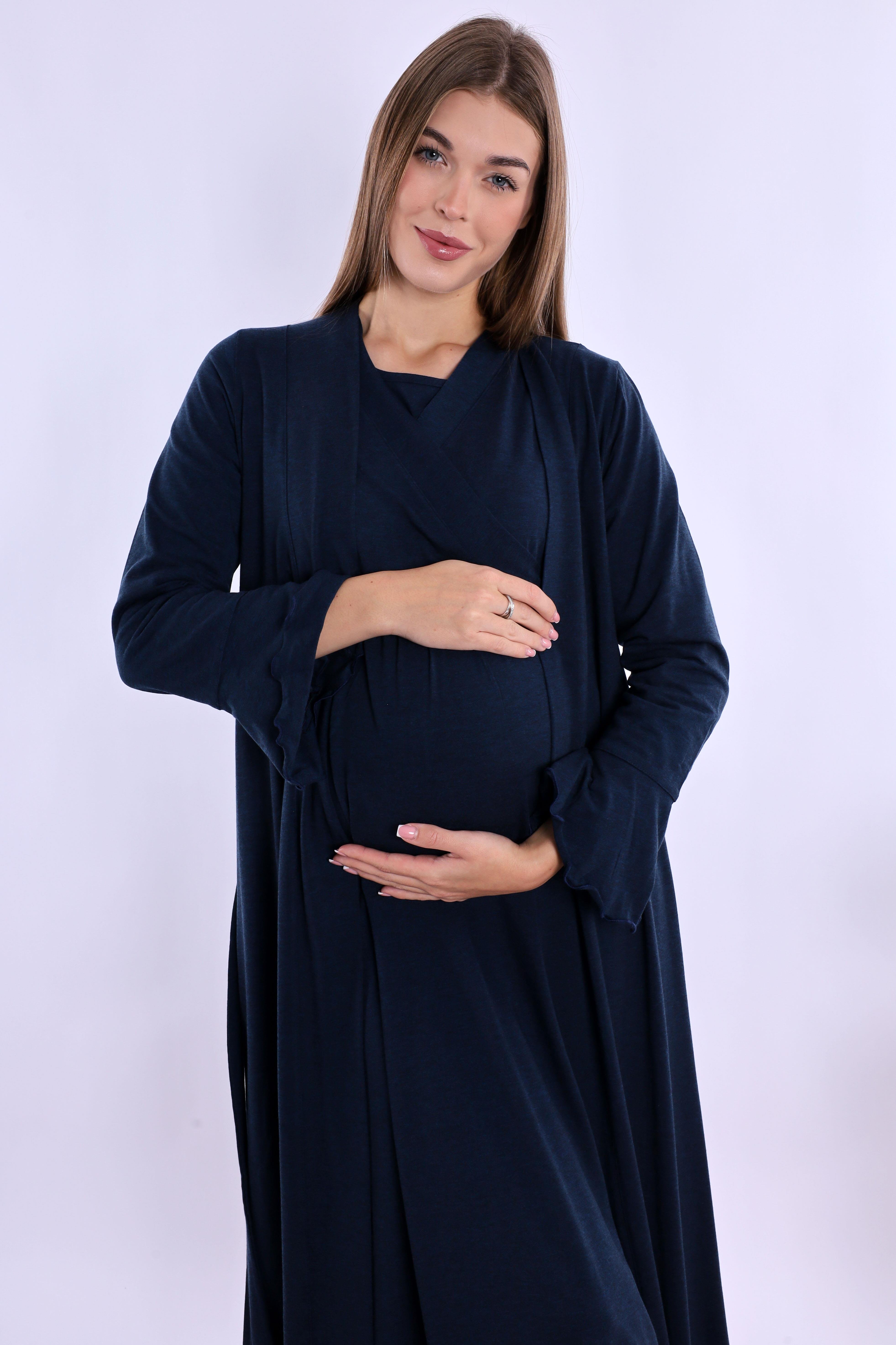 240462 Lacivert Hamile Lohusa Set