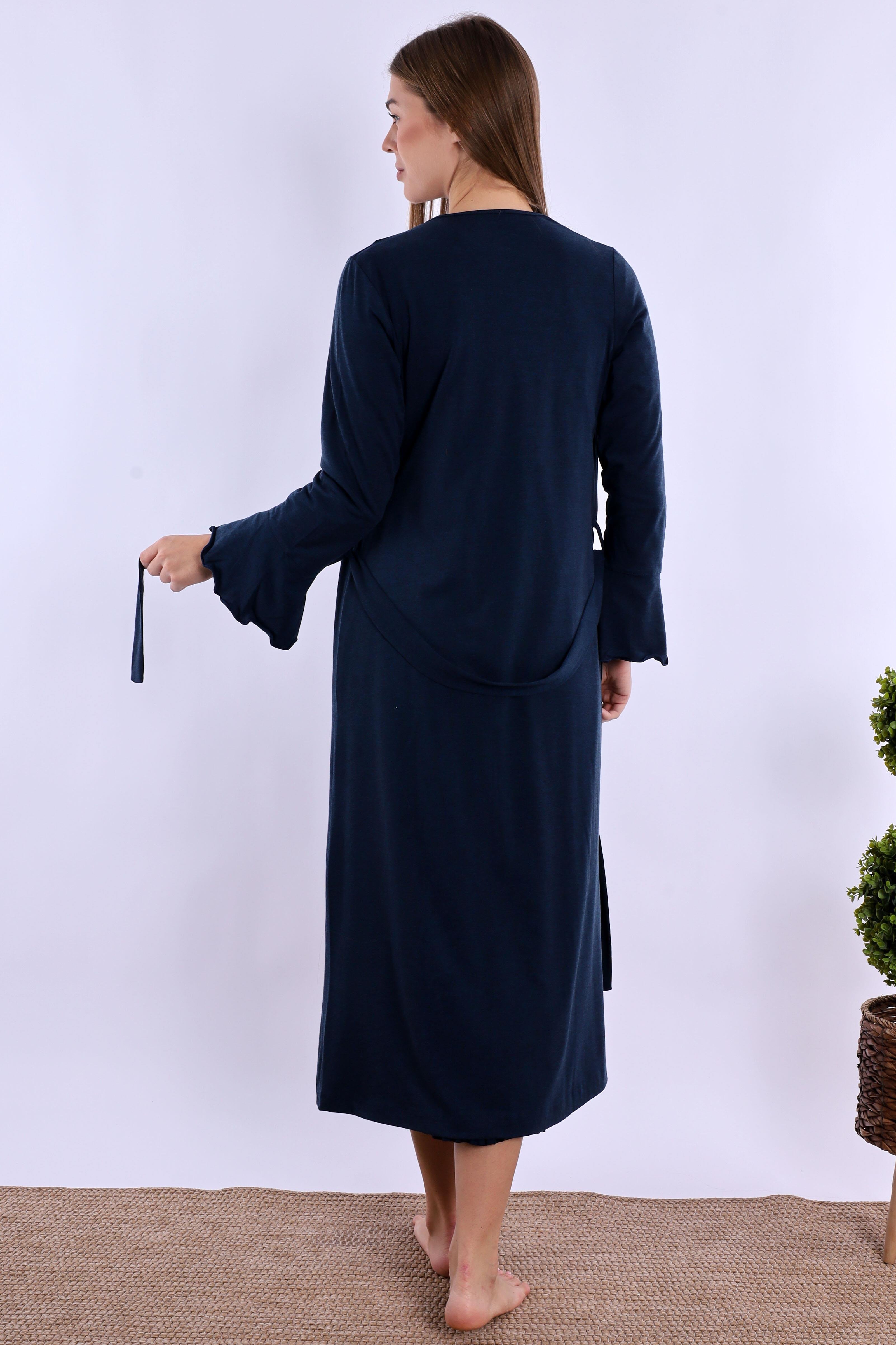 240462 Lacivert Hamile Lohusa Set