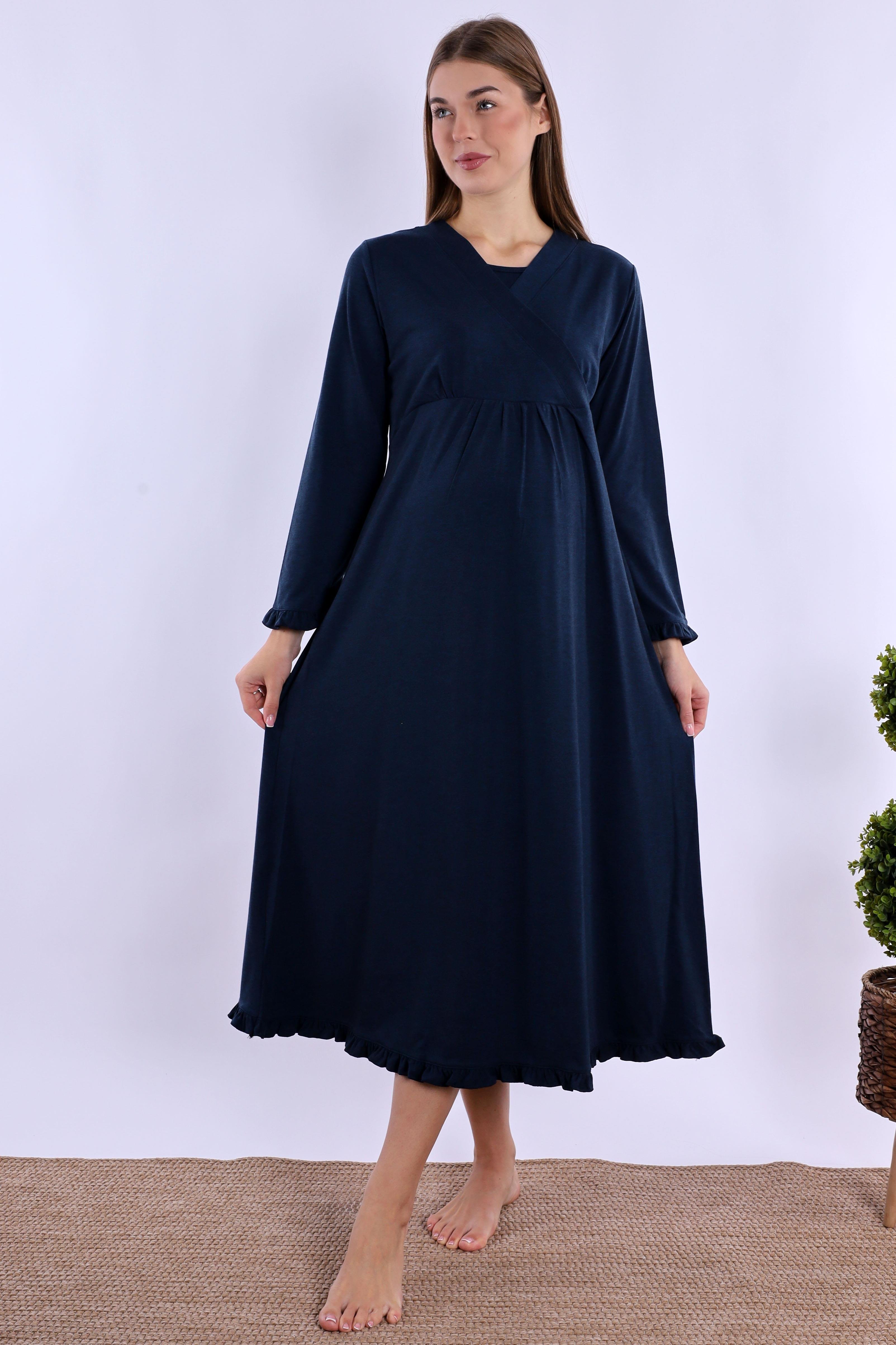 240462 Lacivert Hamile Lohusa Set