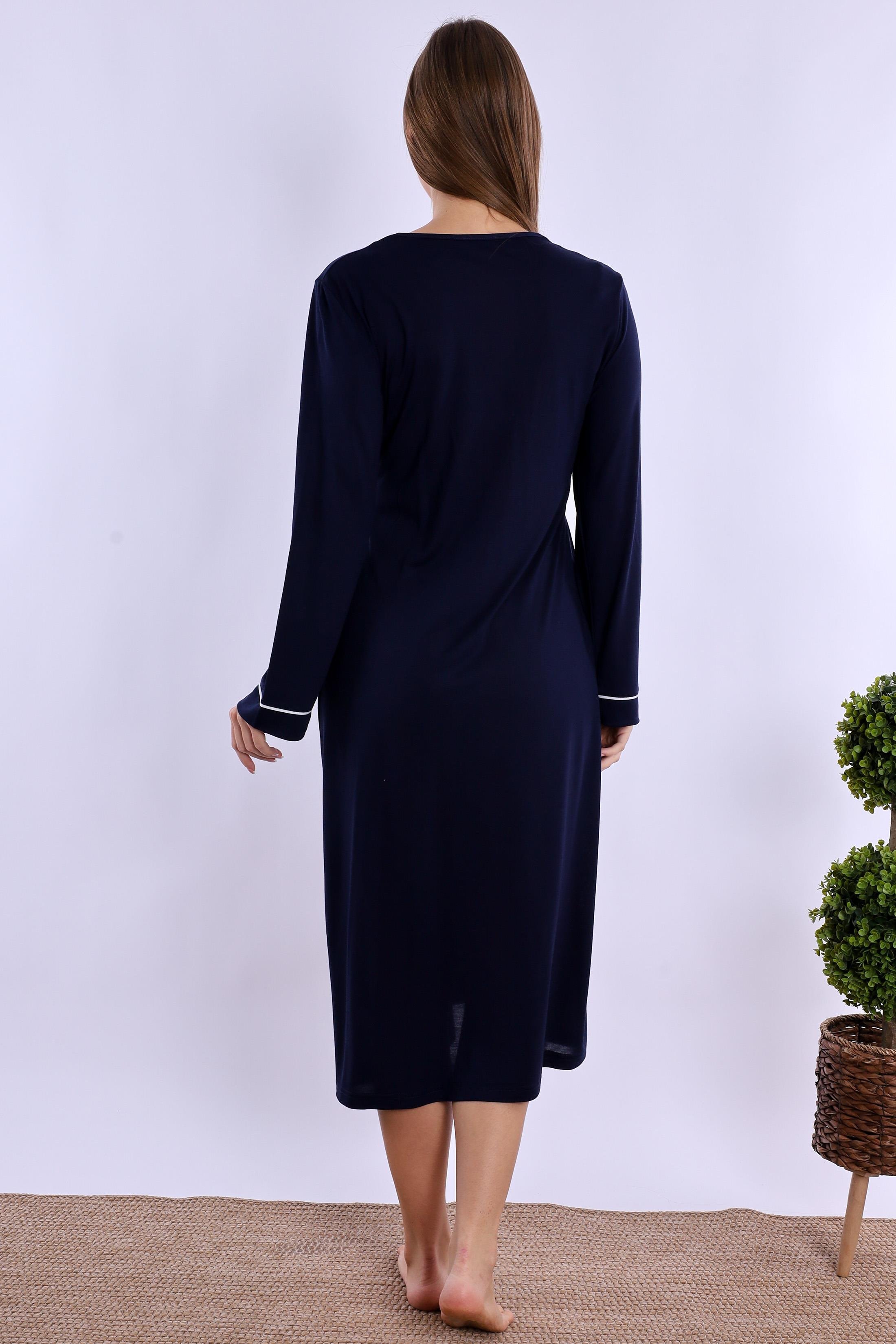 240532 Lacivert Hamile Lohusa Gecelik