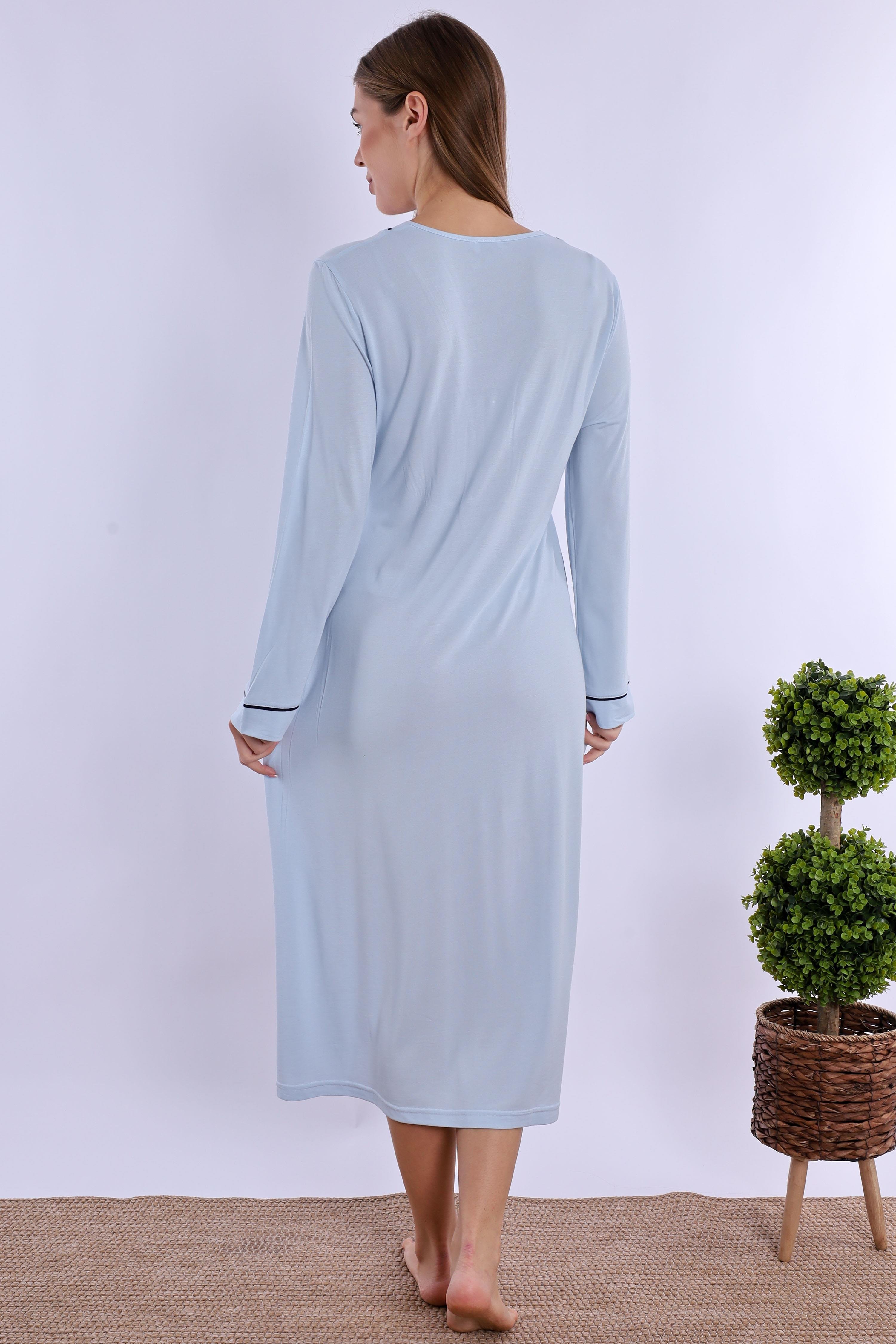 240532 Mavi Hamile Lohusa Gecelik