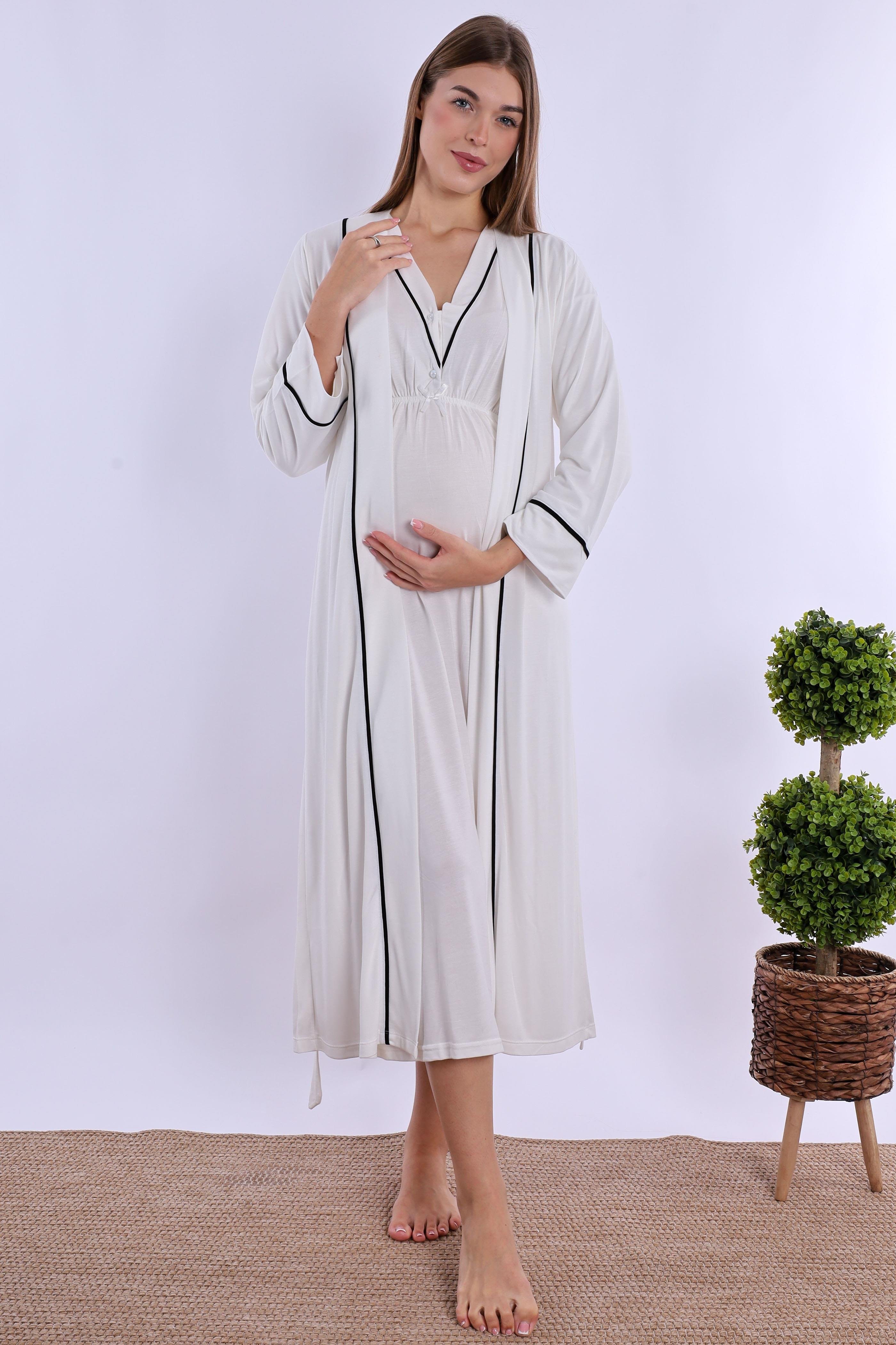 240562 Ekru Hamile Lohusa Set