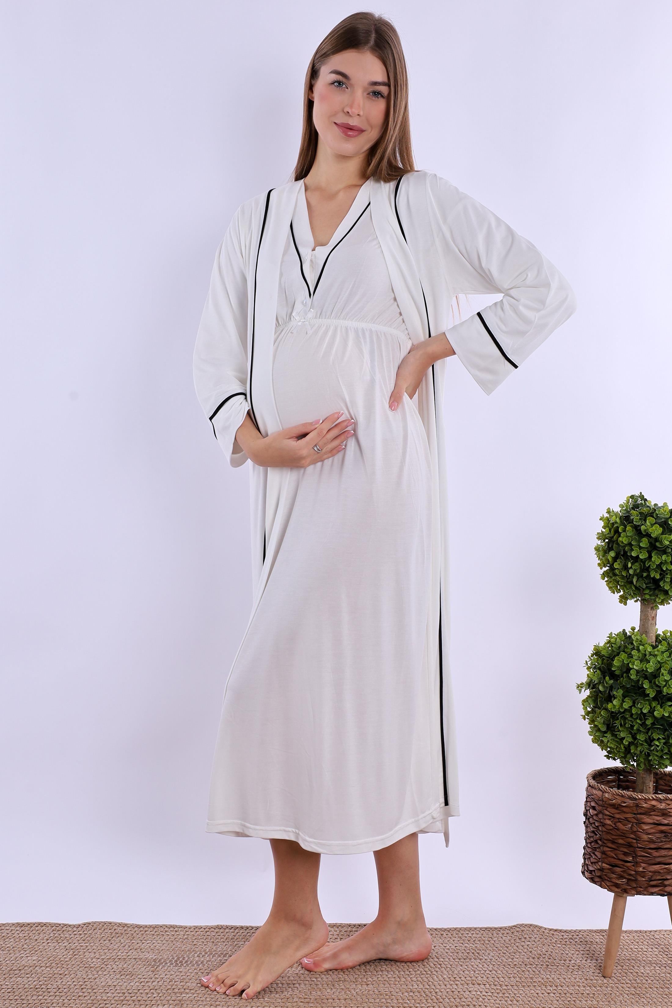 240562 Ekru Hamile Lohusa Set