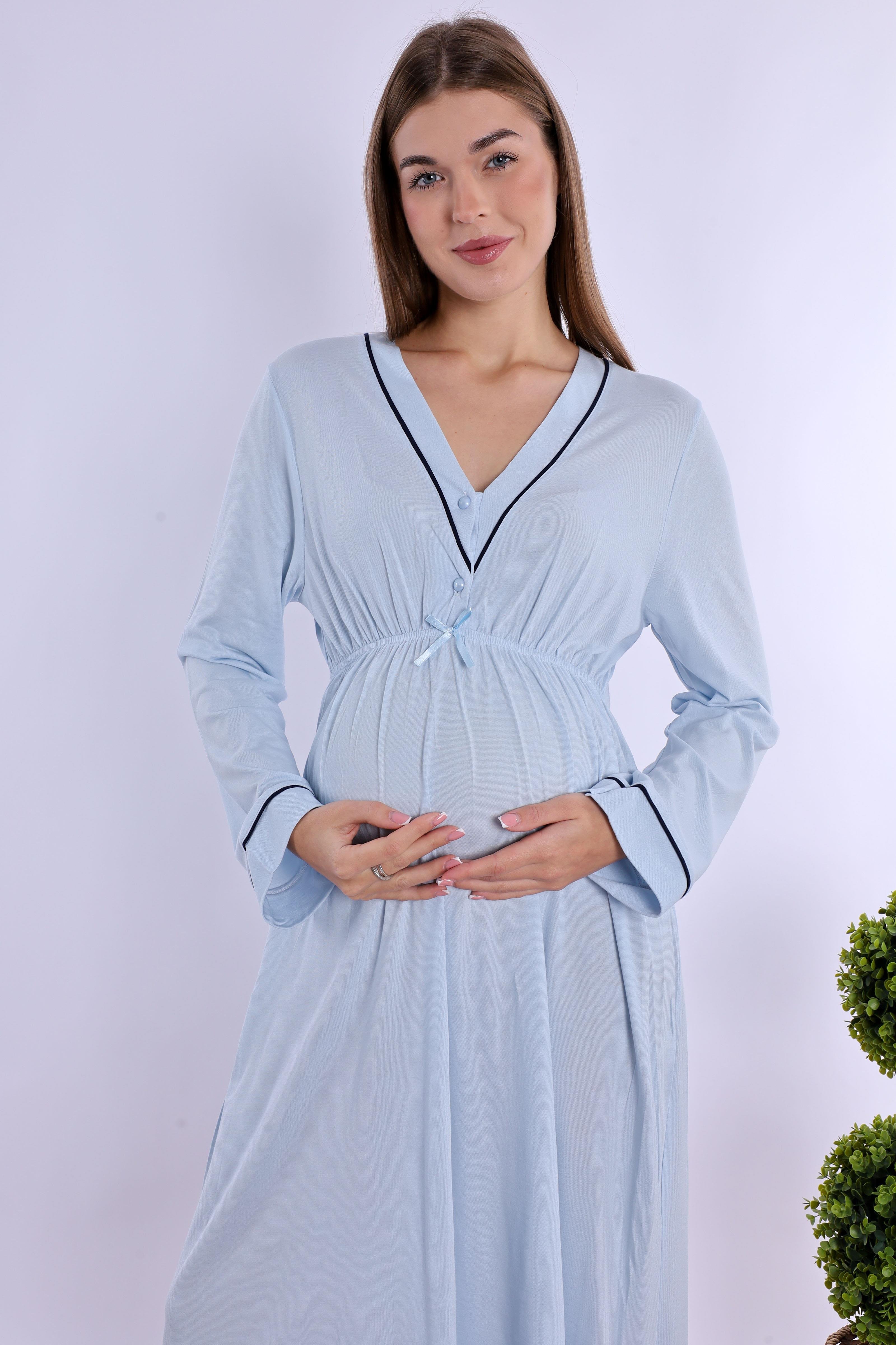 240562 Mavi Hamile Lohusa Set