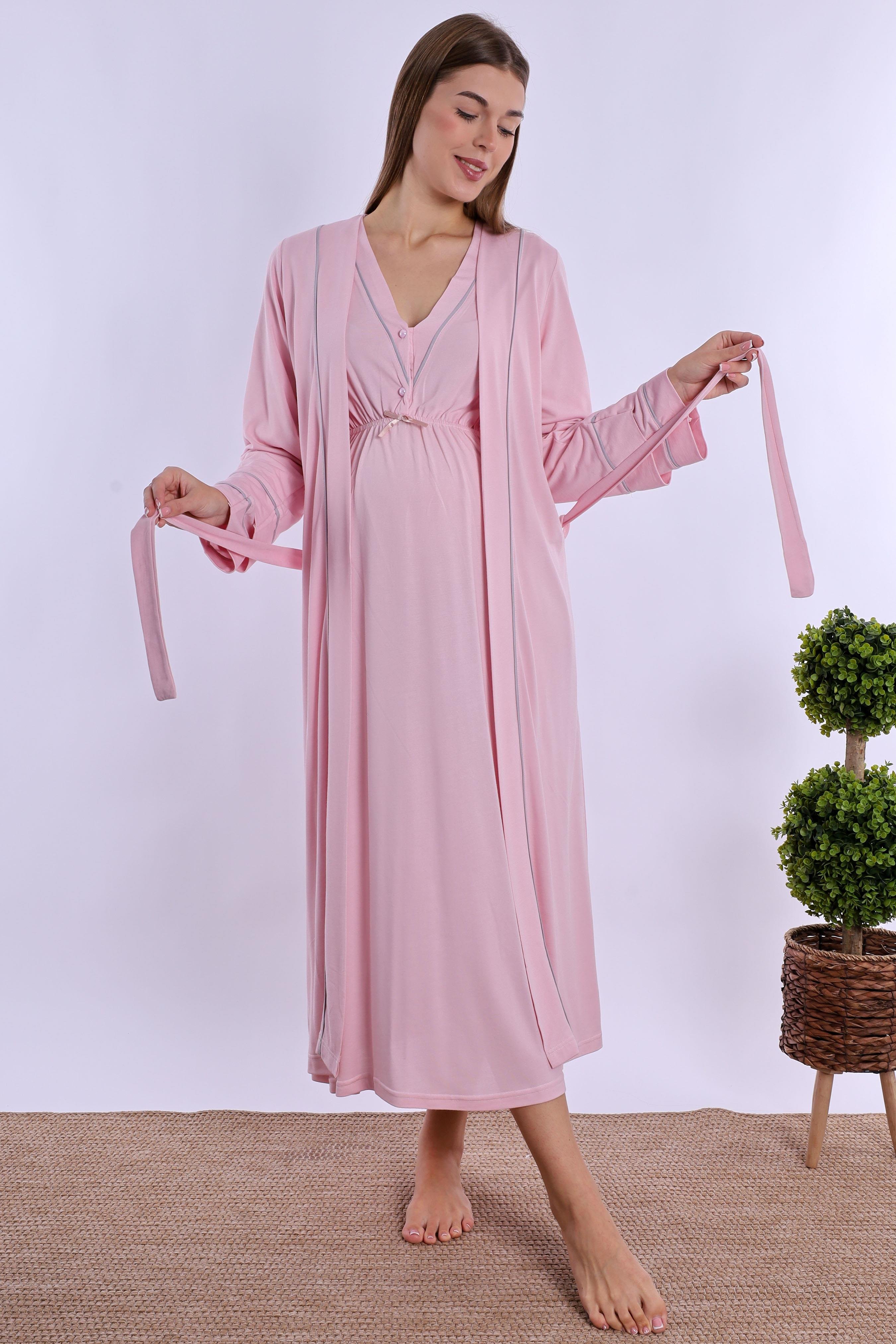 240562 Pembe Hamile Lohusa Set