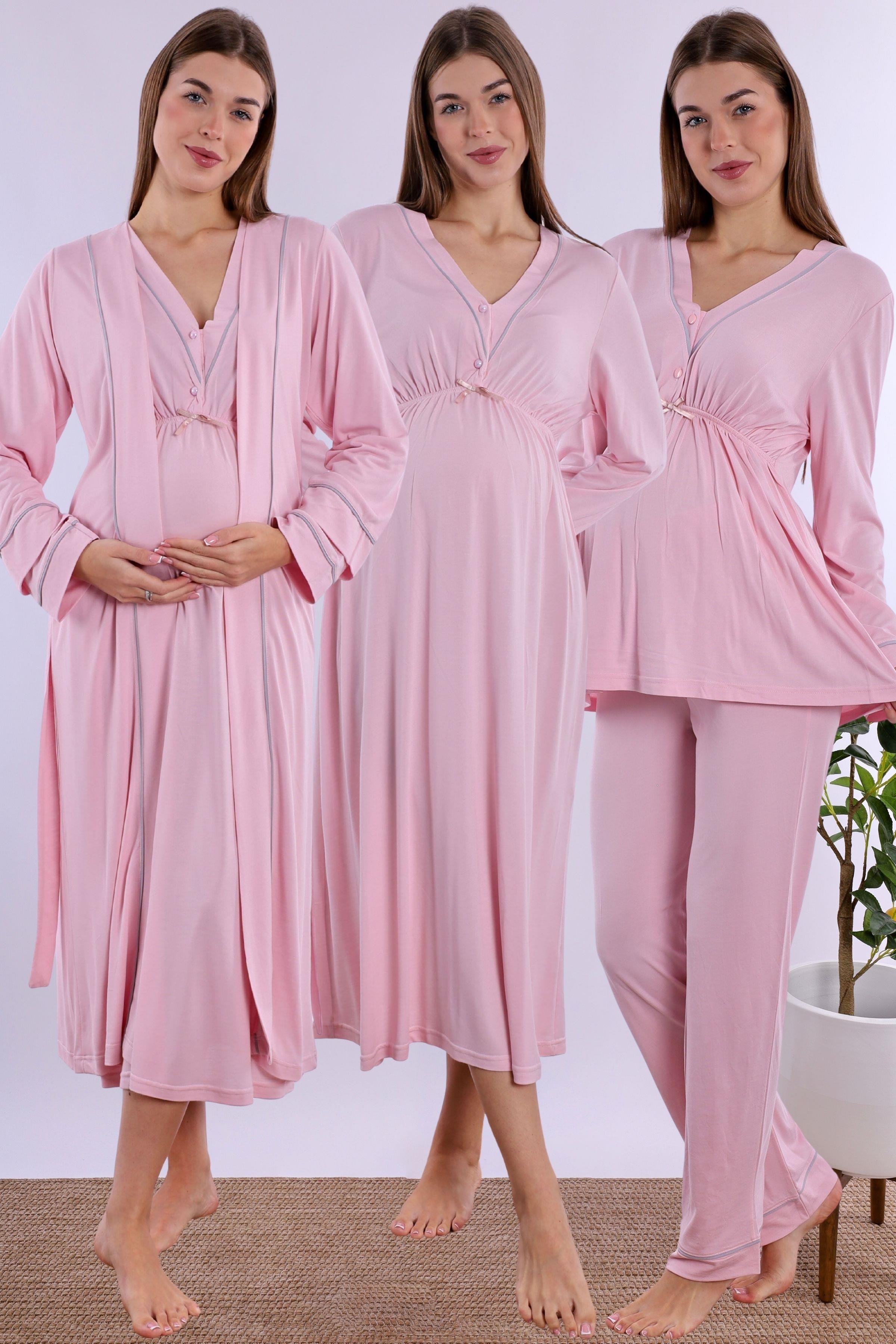 240562 Pembe Hamile Lohusa Set