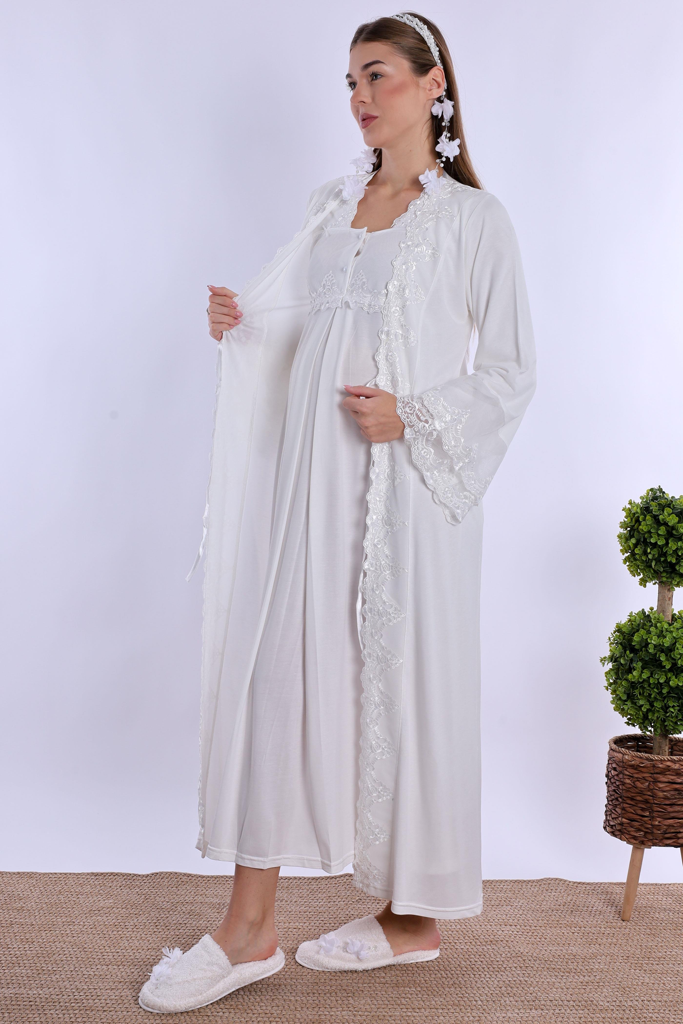 270162 Ekru Hamile Lohusa Set