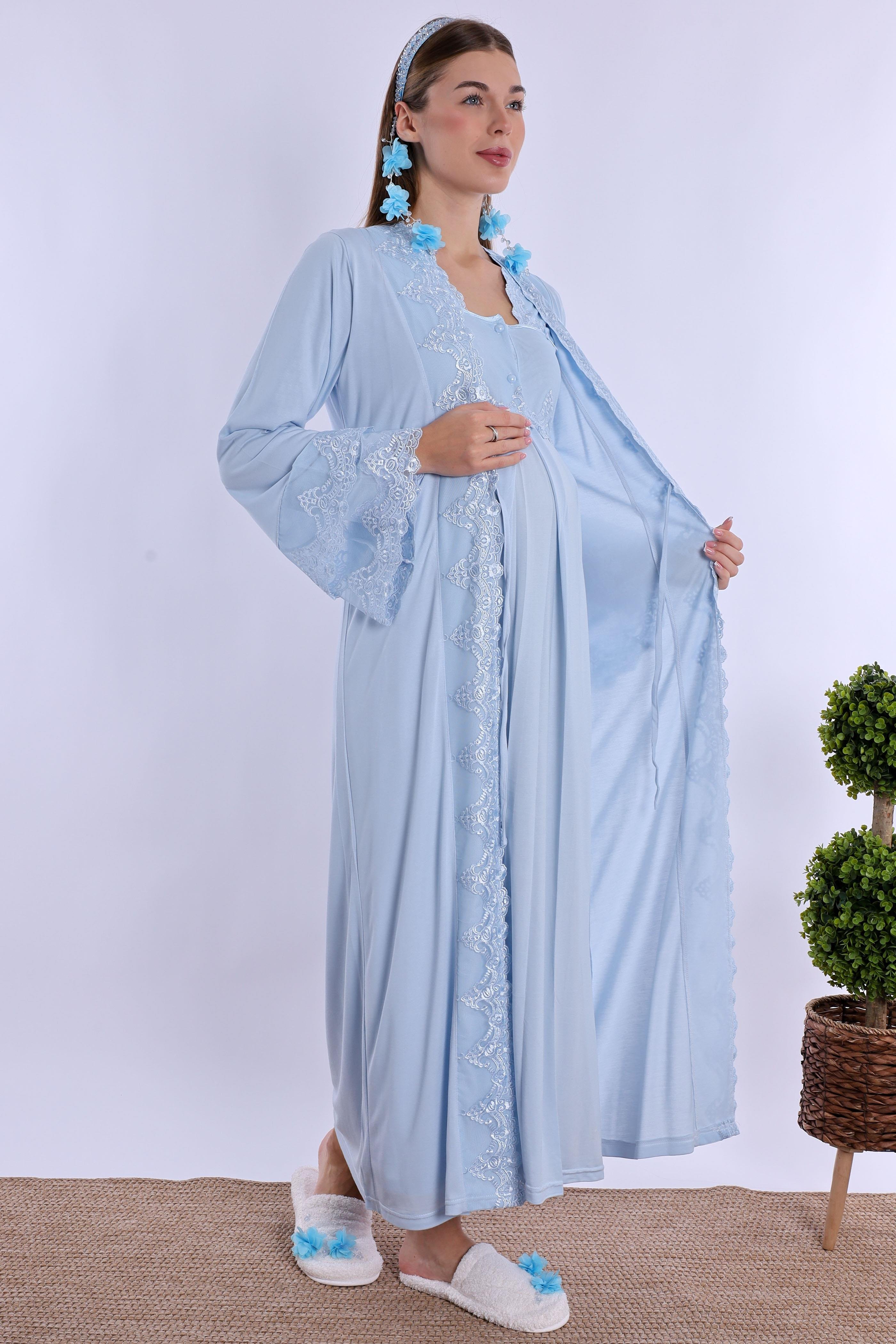 270162 Mavi Hamile Lohusa Set