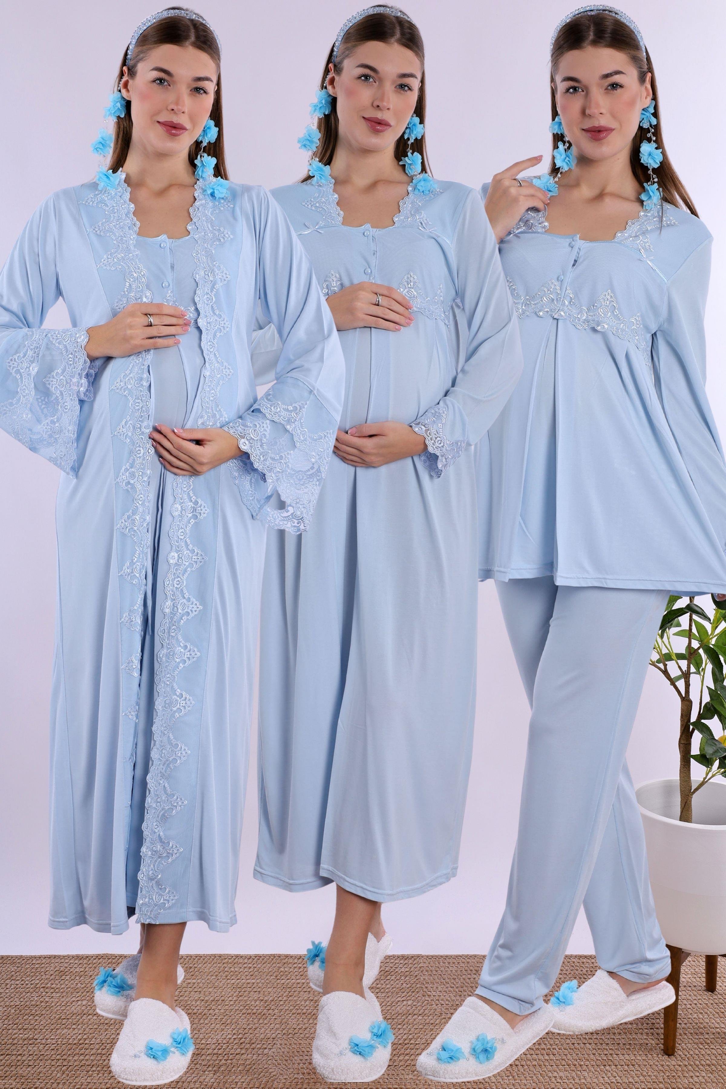 270162 Mavi Hamile Lohusa Set