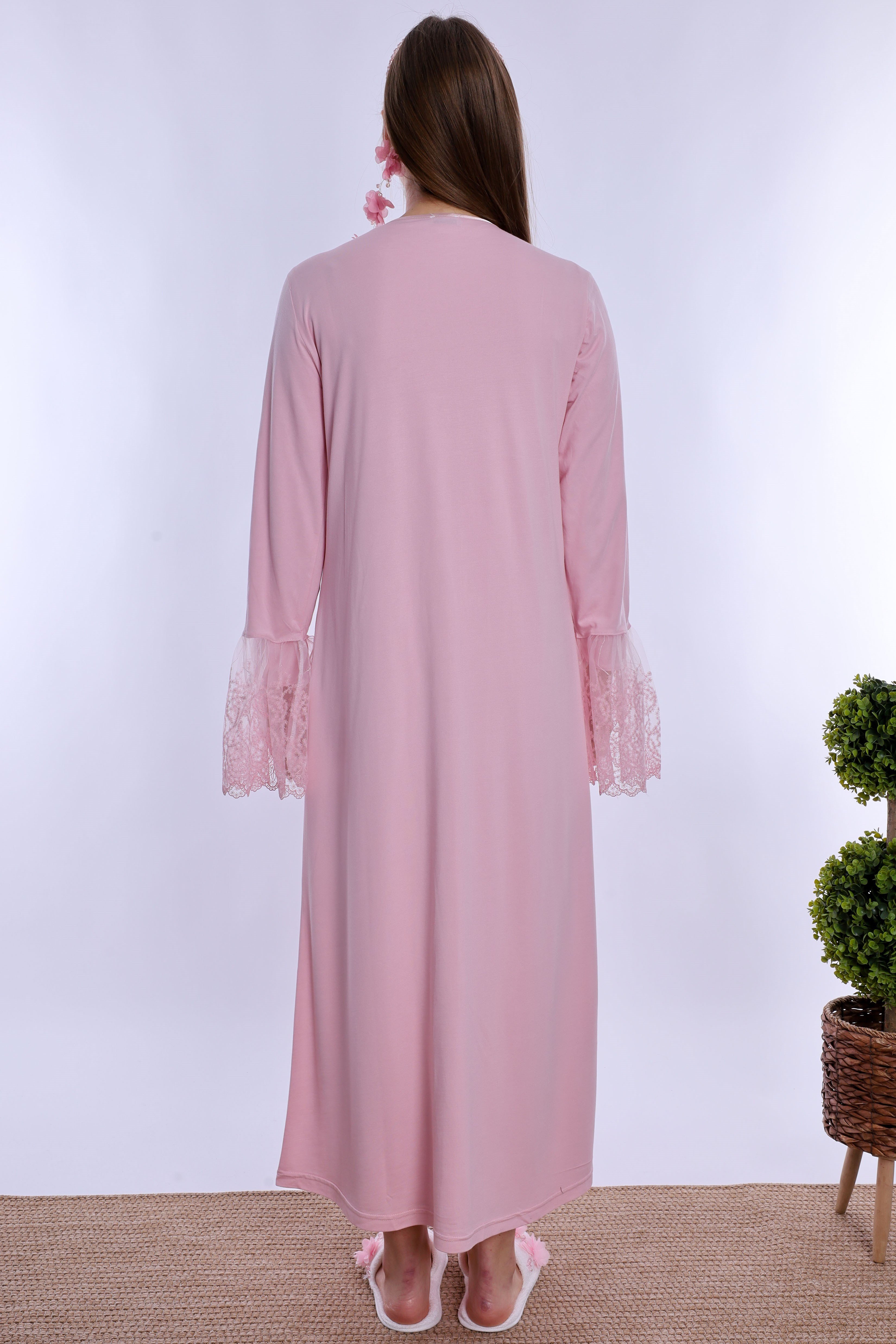 270462 Hamilelik ve Lohusalık Dönemi Pamuklu Set 4 Parça  - Pembe