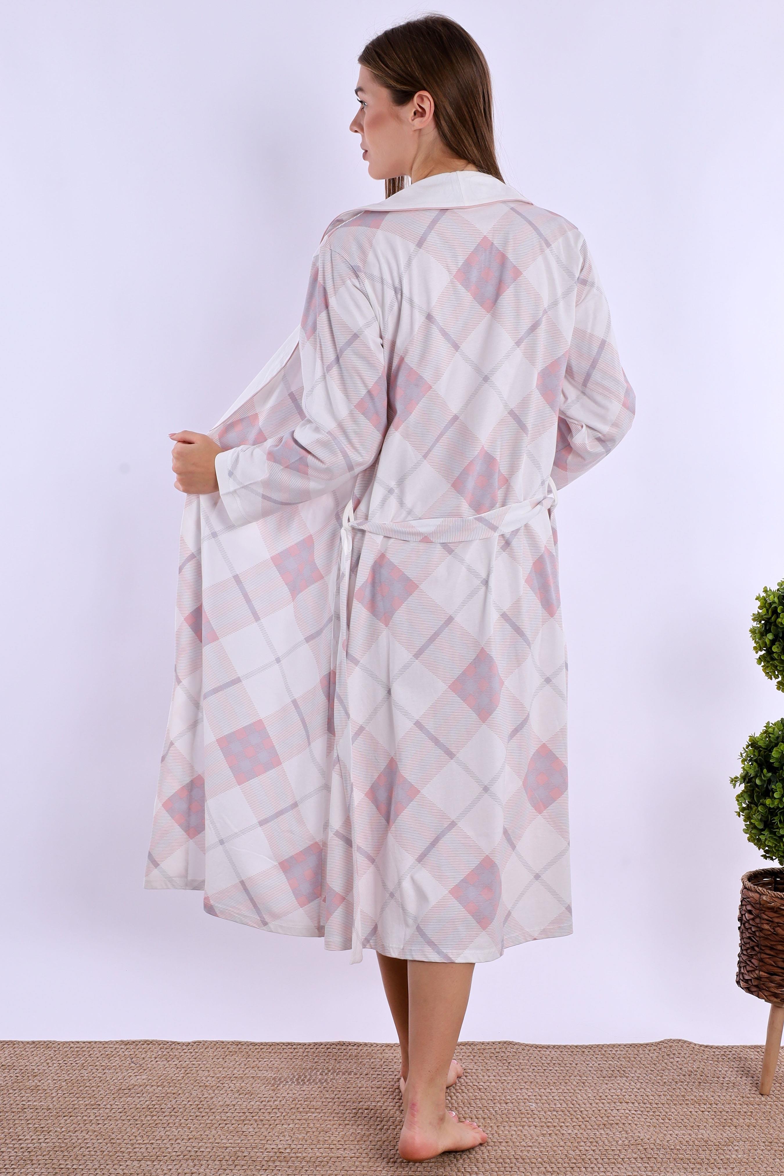 280862 Pudra %100 Pamuk Hamile Lohusa Set