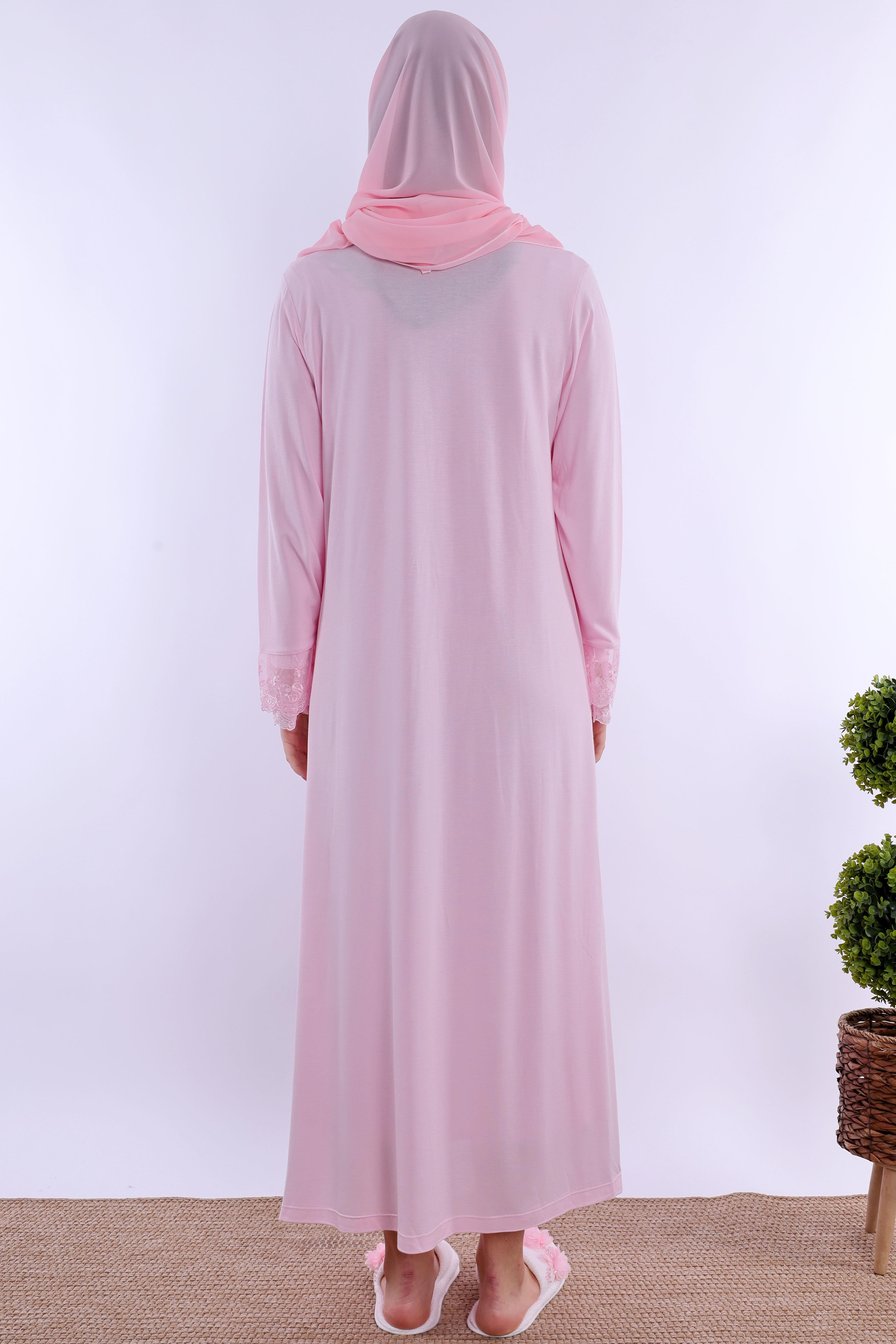 2T30462 Pembe Tesettürlü Hamile Lohusa Set