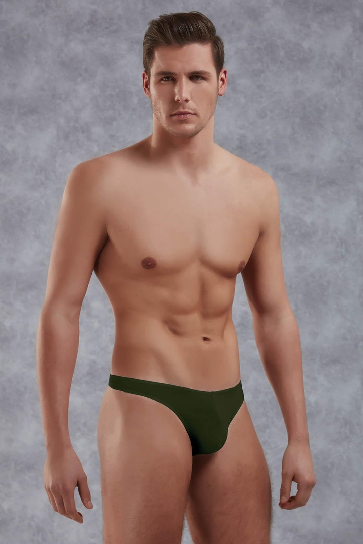 Doreanse 1280 Haki Erkek Modal Dar Kesim Tanga String