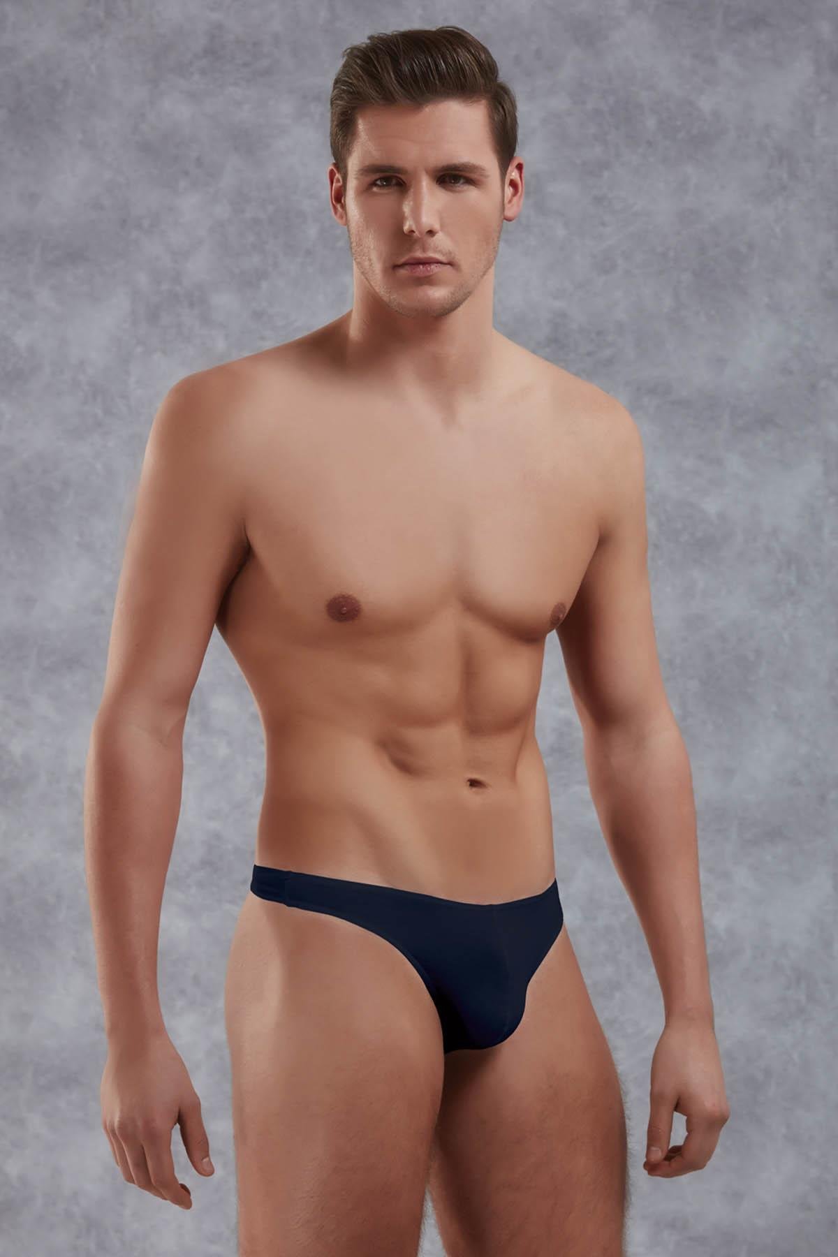 Doreanse 1280 Lacivert Erkek Modal Dar Kesim Tanga String