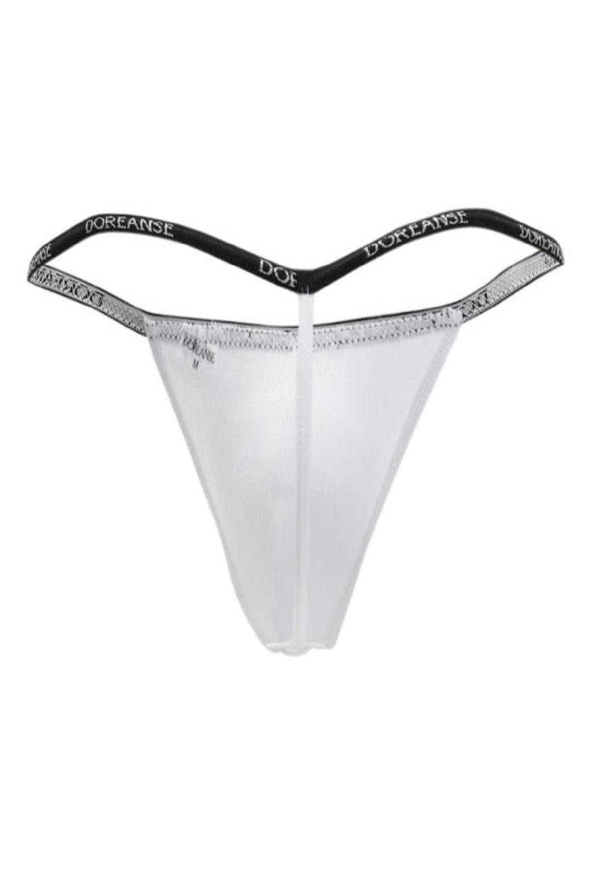 Doreanse 1330 Beyaz Erkek Micromodal Tanga String