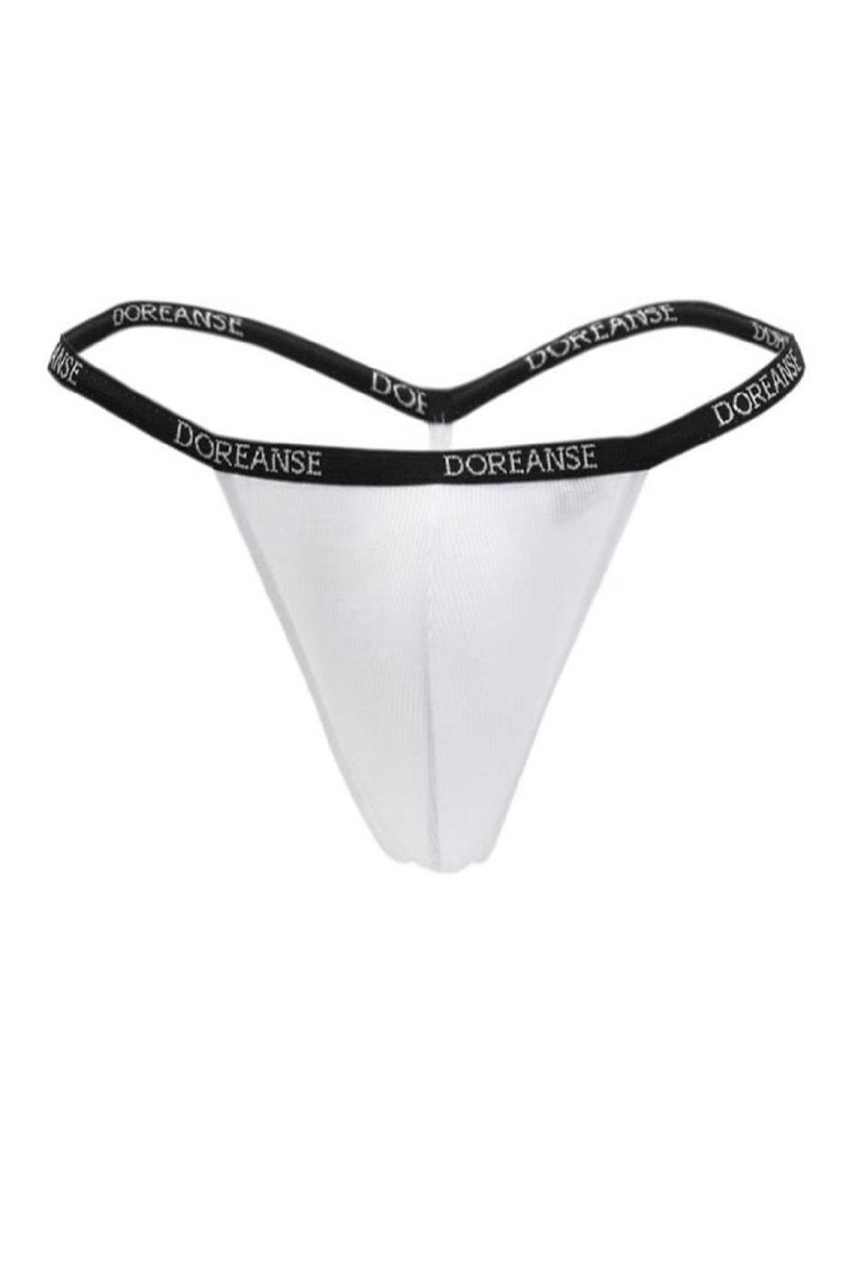 Doreanse 1330 Beyaz Erkek Micromodal Tanga String