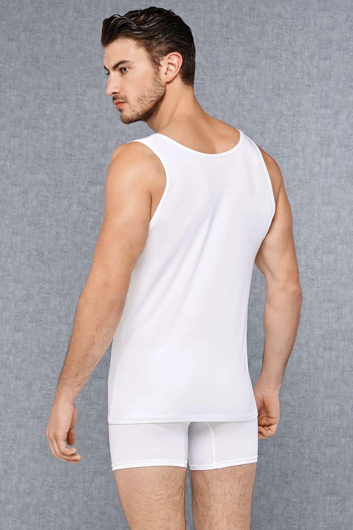 Doreanse 2011P Beyaz Erkek Büyük Beden Günlük Atlet