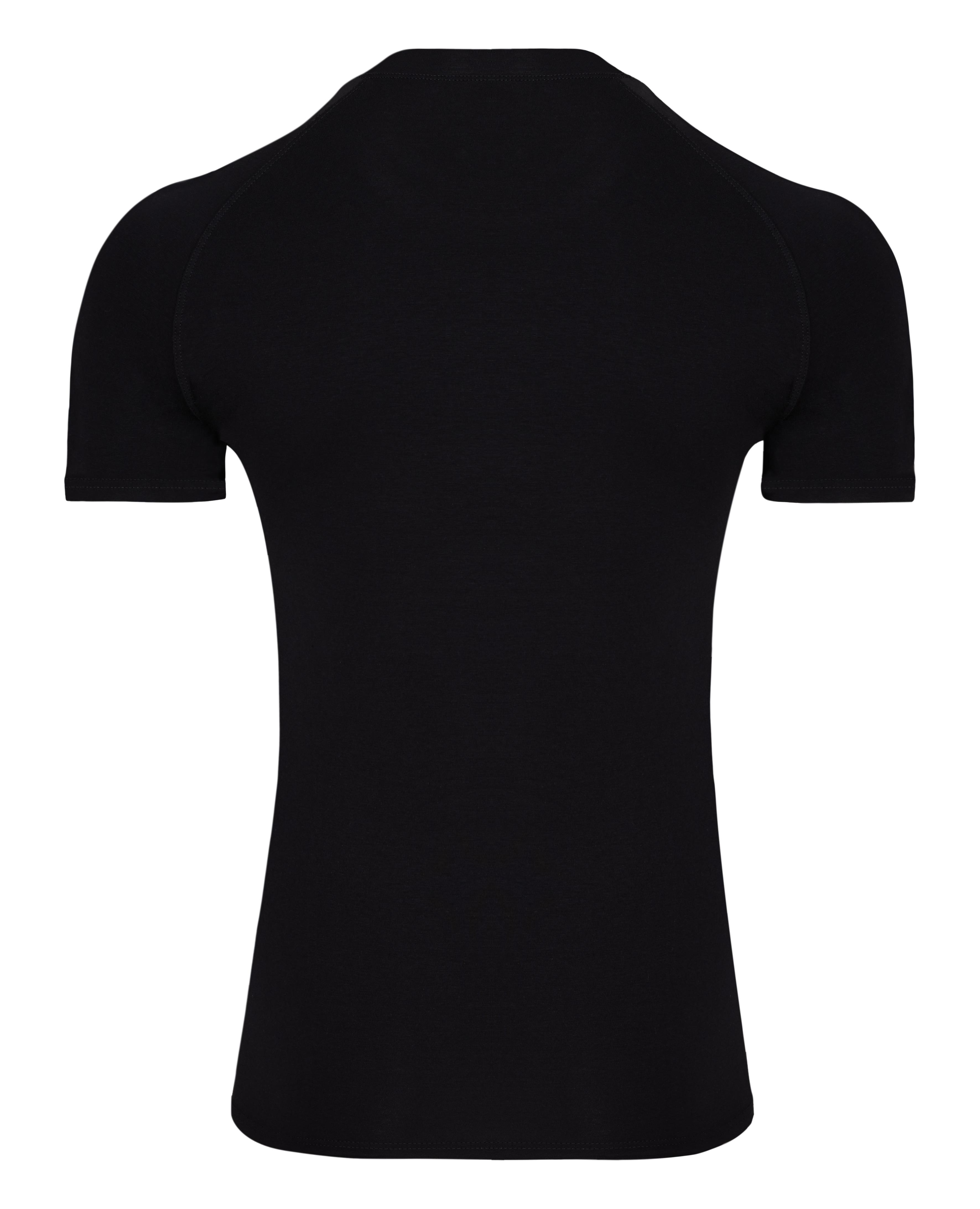 Doreanse 2535 Siyah Erkek Modal Yuvarlak Yaka Kısa Kol Tişört