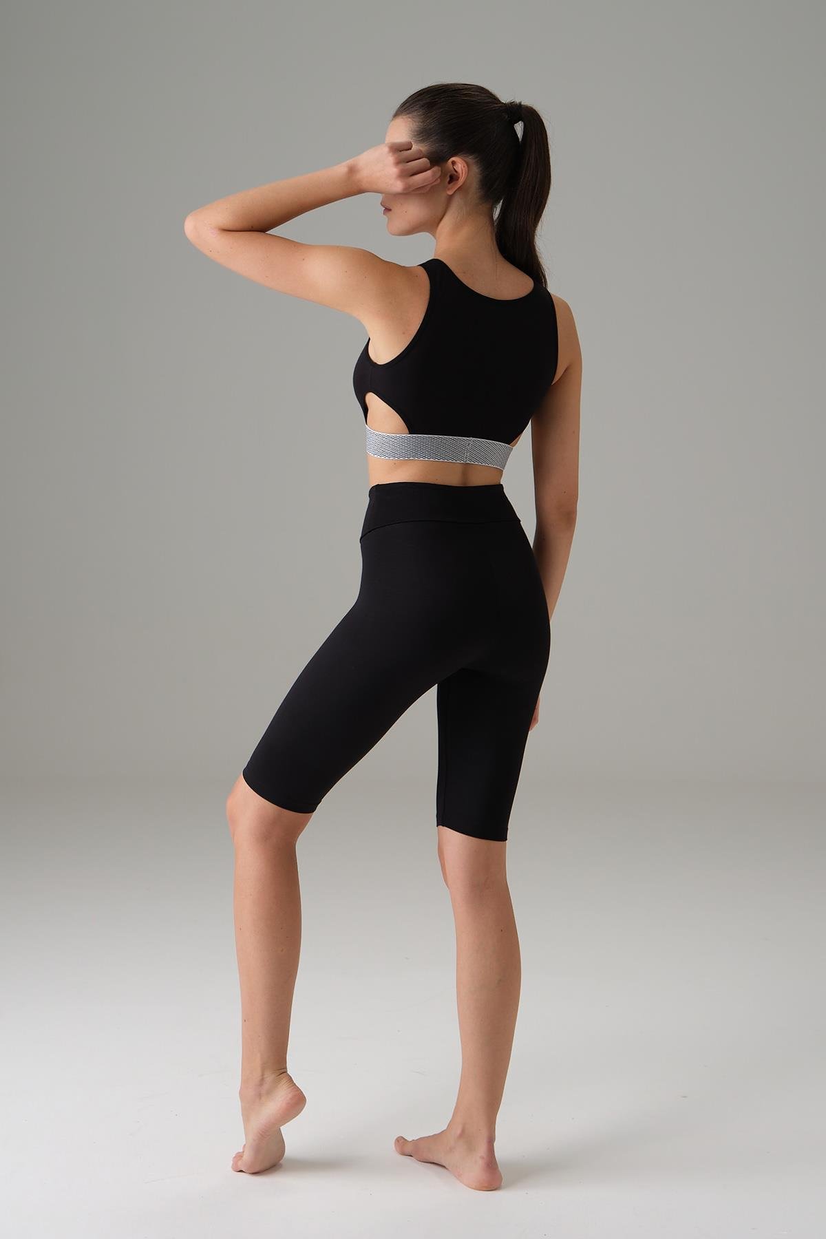 Doreanse 5598 Lacivert Pencere Detaylı Sporcu Sütyeni