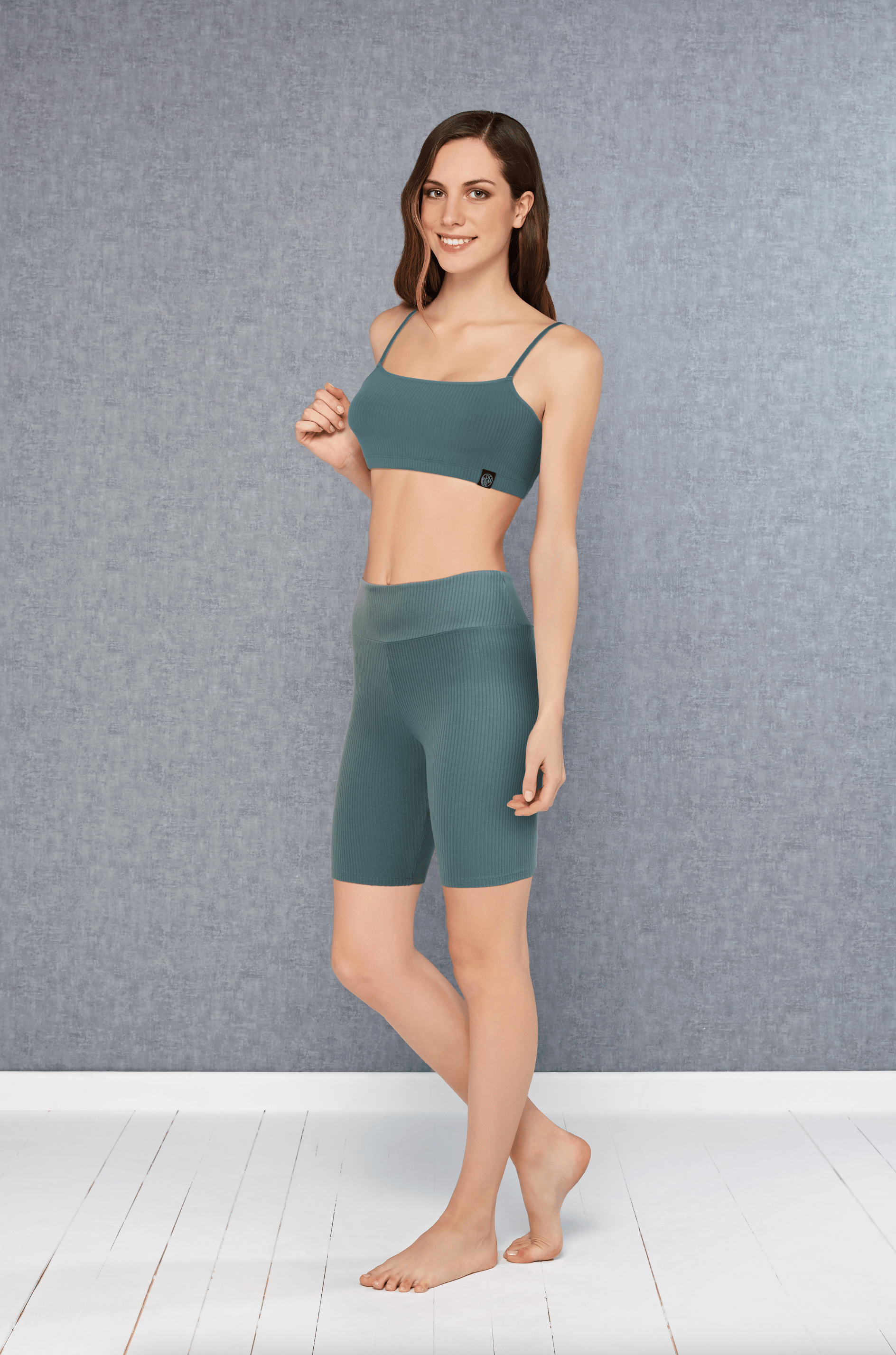 Doreanse 8032 Kadın Fitilli Bisikletçi Spor Tayt