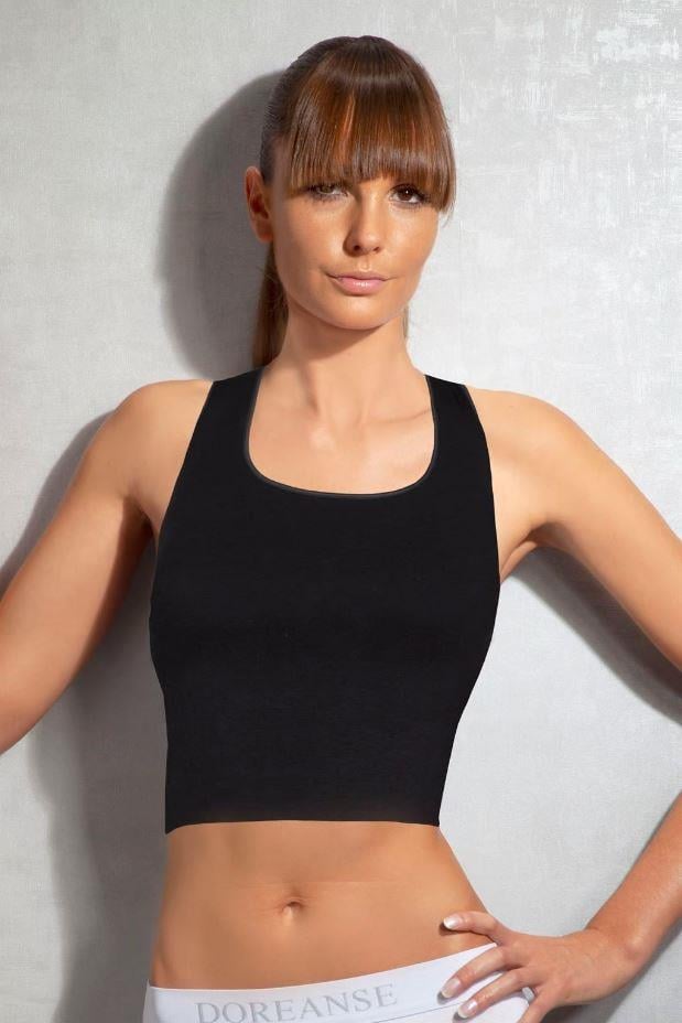 Doreanse 9403 Kadın Kaplı Dolgulu Crop-Atlet