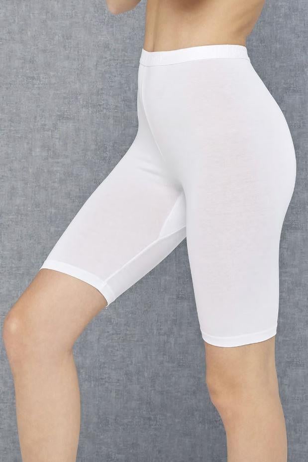 Doreanse 9901 Beyaz Kadın Modal Uzun Paça Boxer Şort