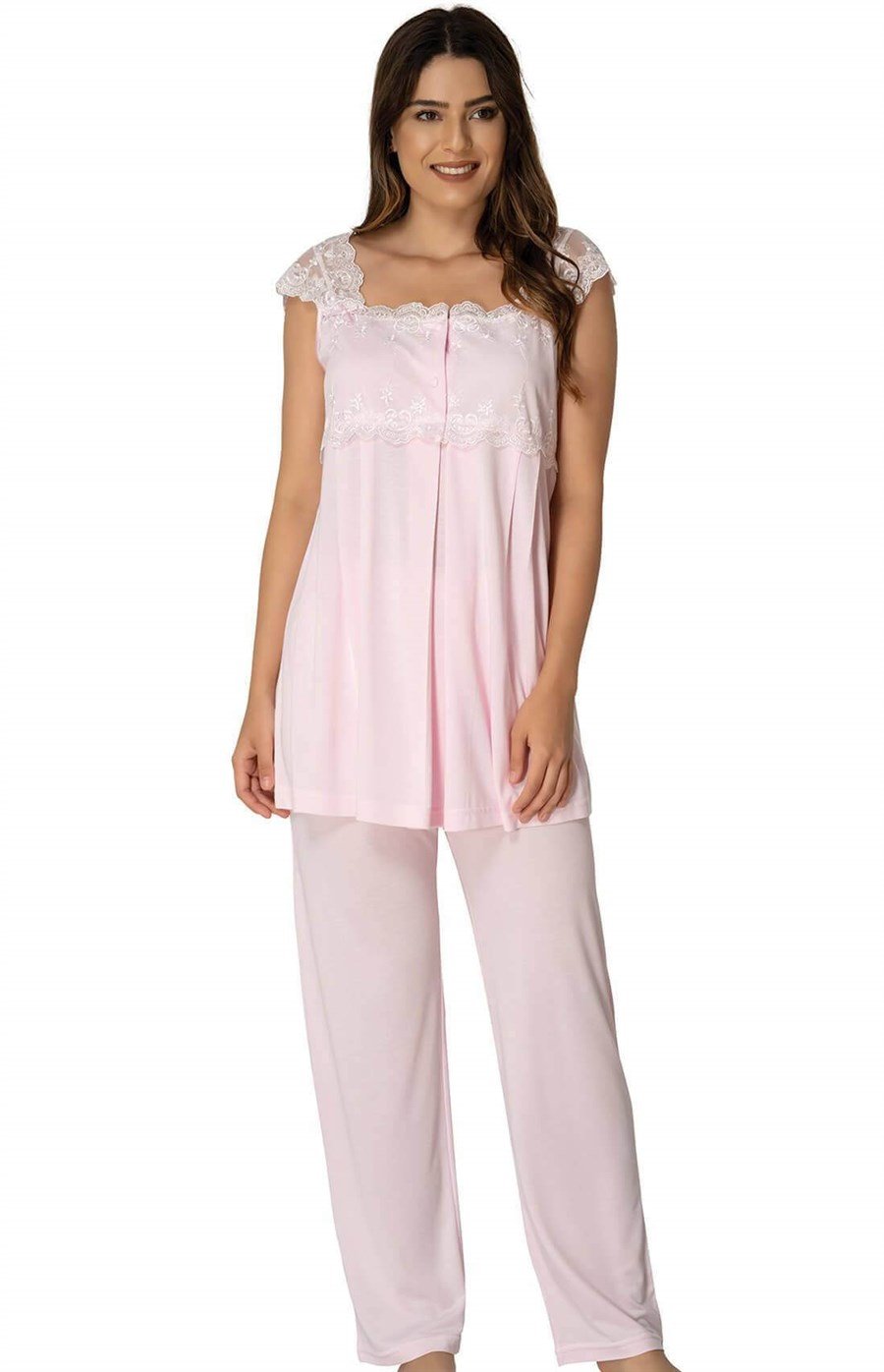 Effortt 2303 Pembe Lohusa Pijama Takımı