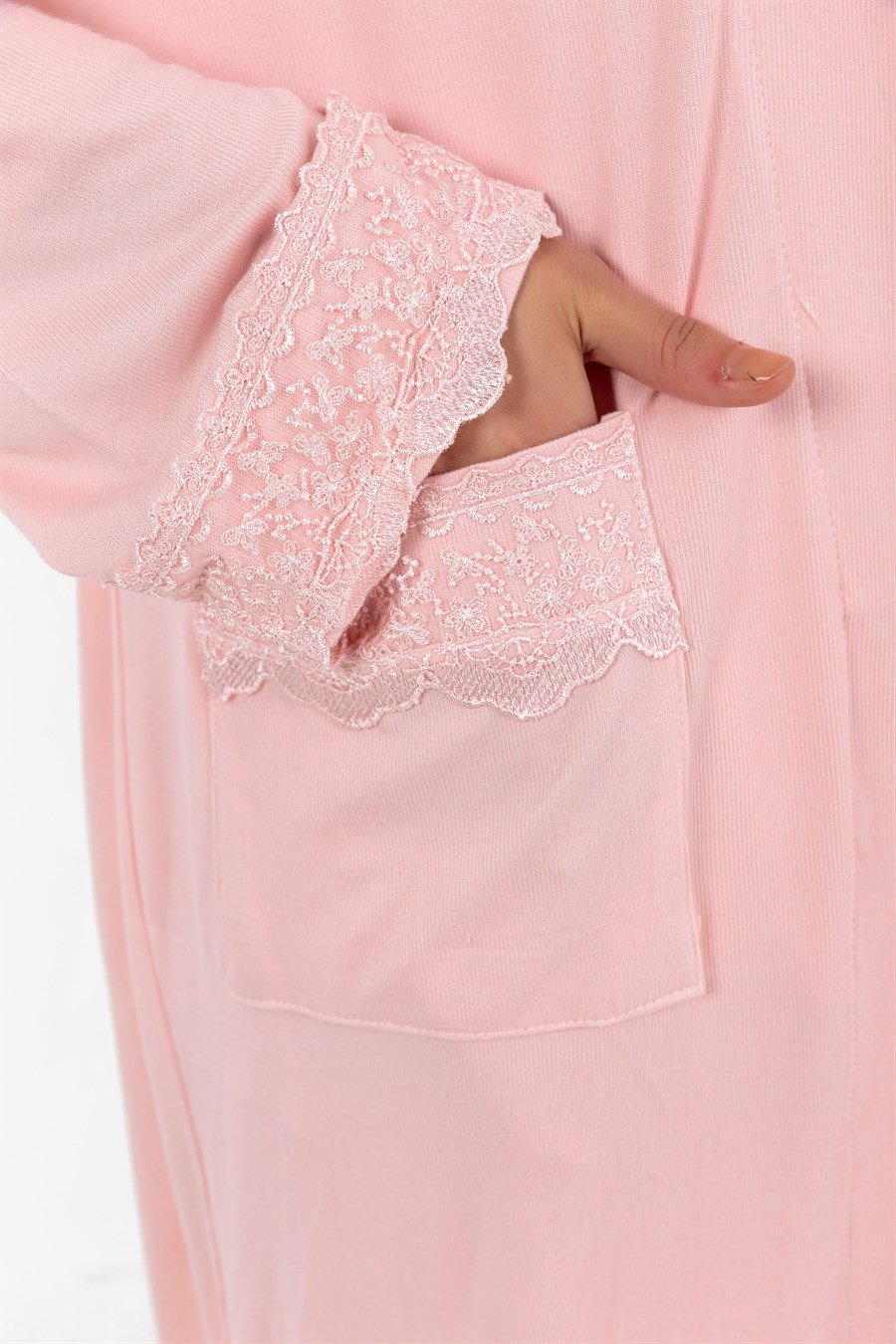 Effortt 24034 Pembe Sabahlıklı Lohusa Pijama Takımı