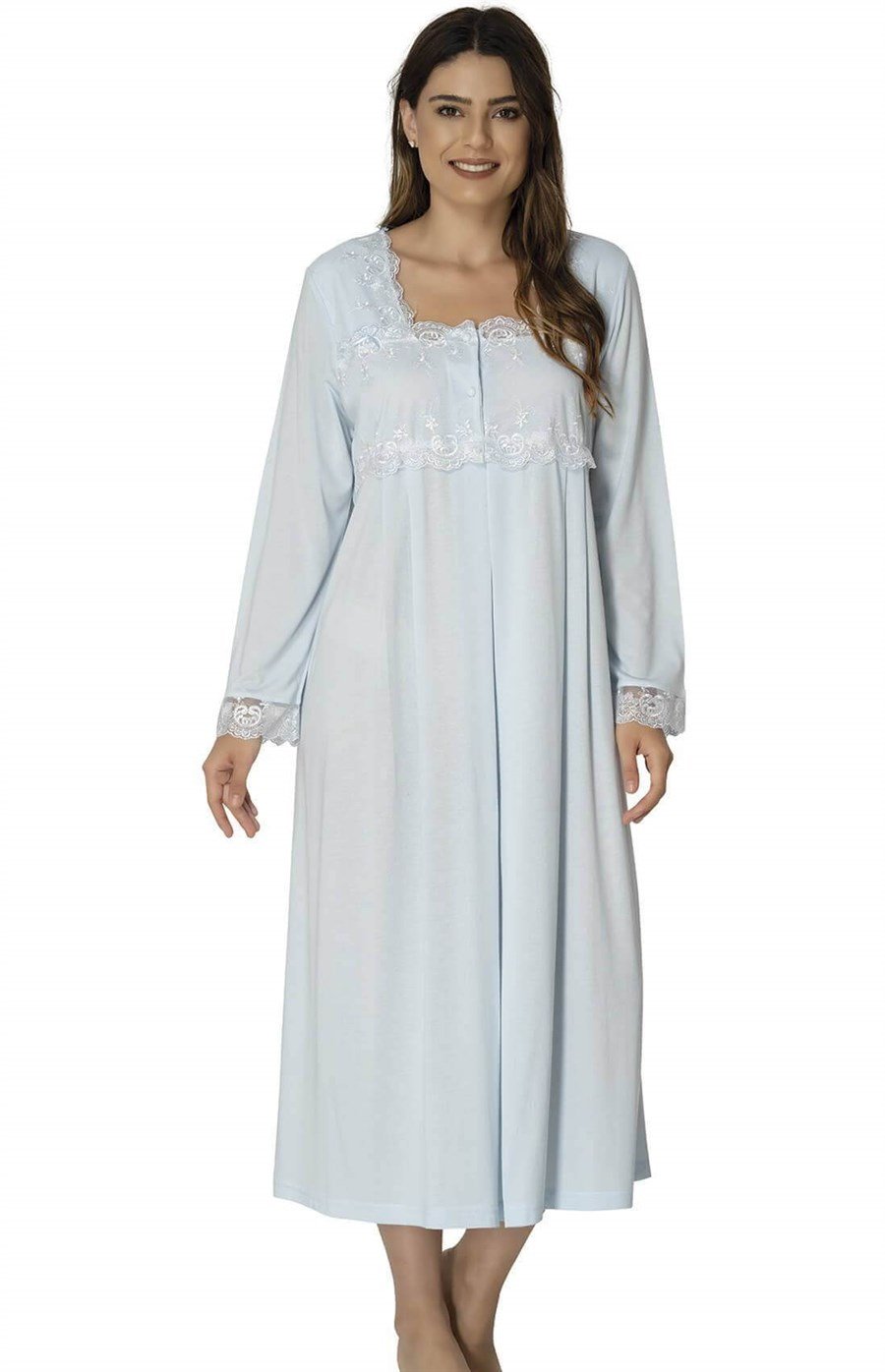 Effortt 2404 Mavi Lohusa Gecelik