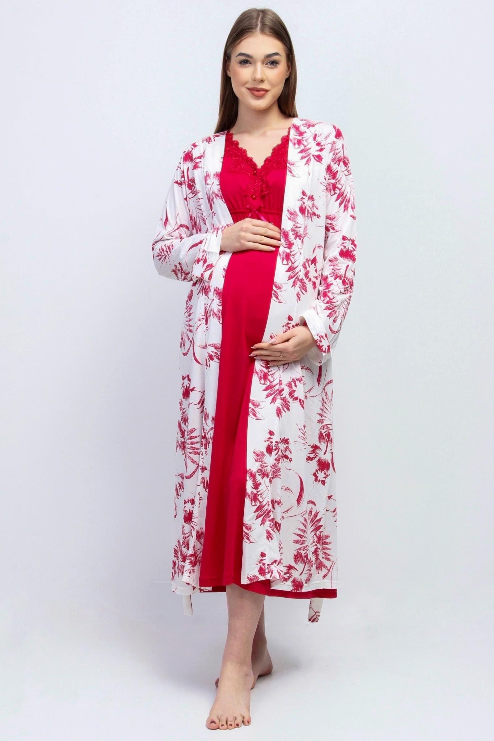 Effortt 28096 Vişne Hamile Lohusa Set