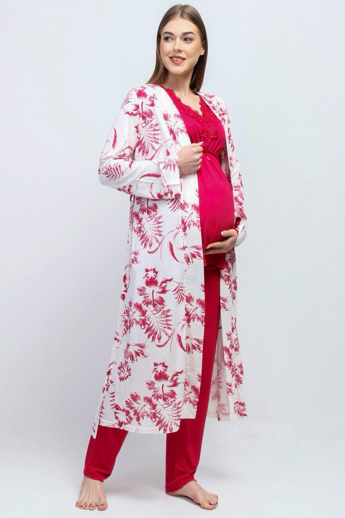 Effortt 28096 Vişne Hamile Lohusa Set