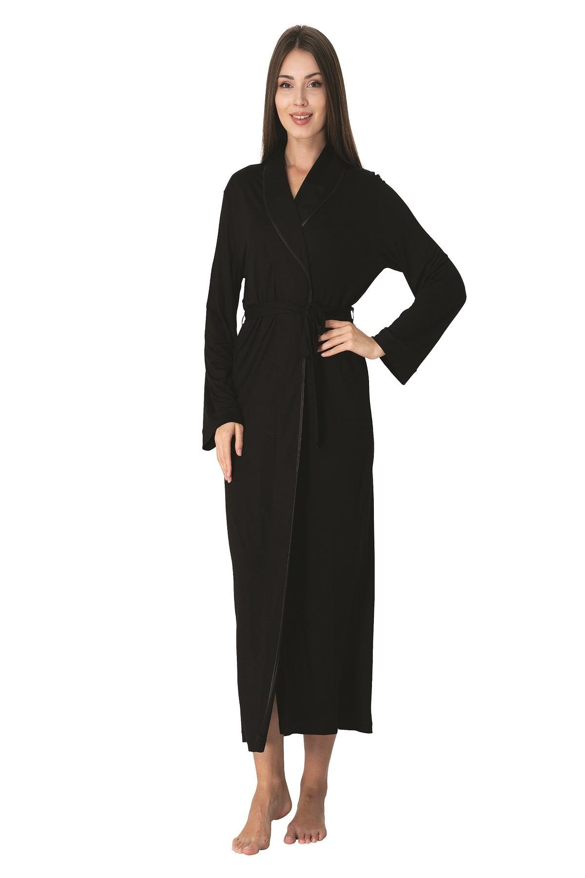 Effortt 3037 Siyah Hamile Lohusa Sabahlık