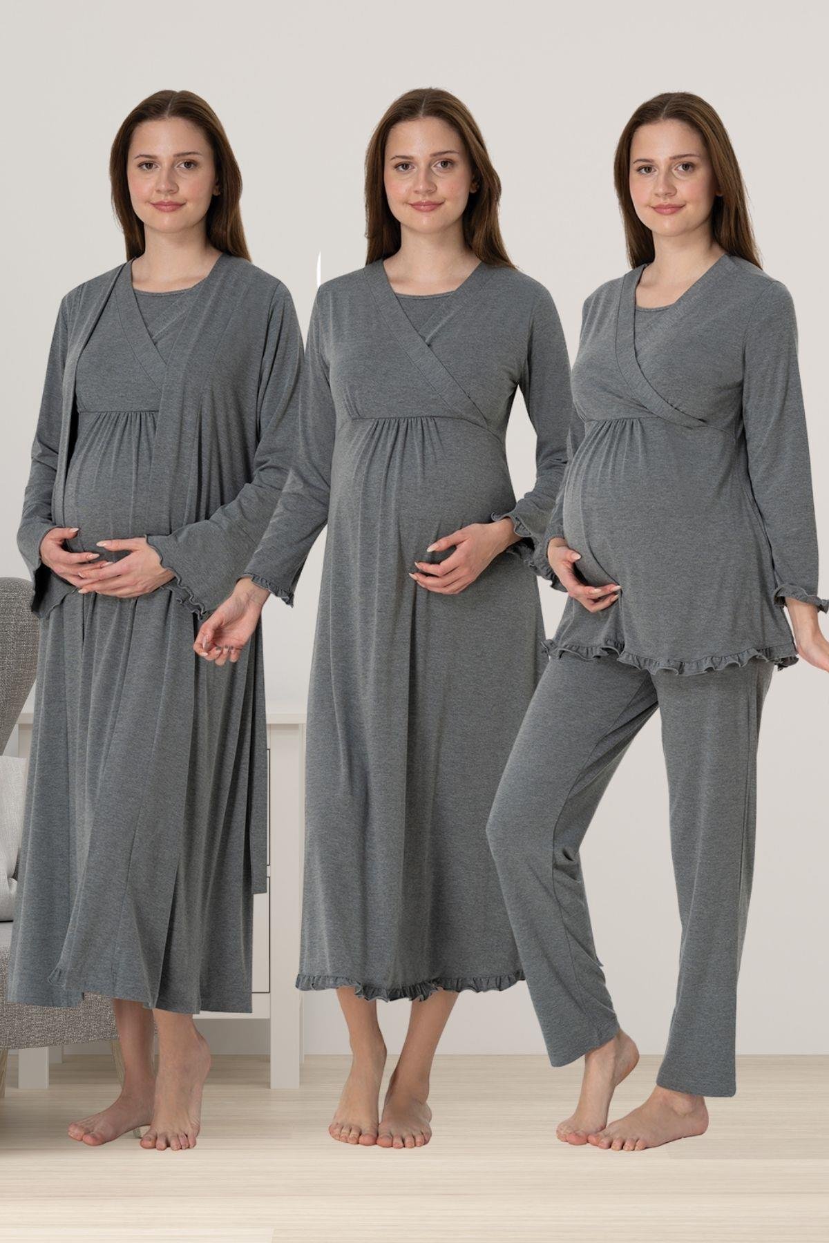 Effortt 4046 Füme Hamile Lohusa Set