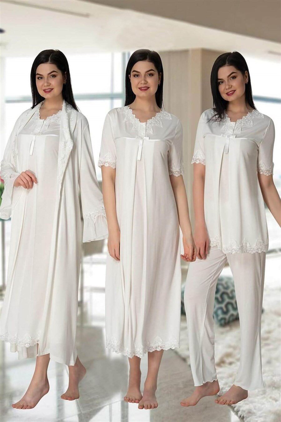 Effortt 5036 Ekru Hamile Lohusa Set