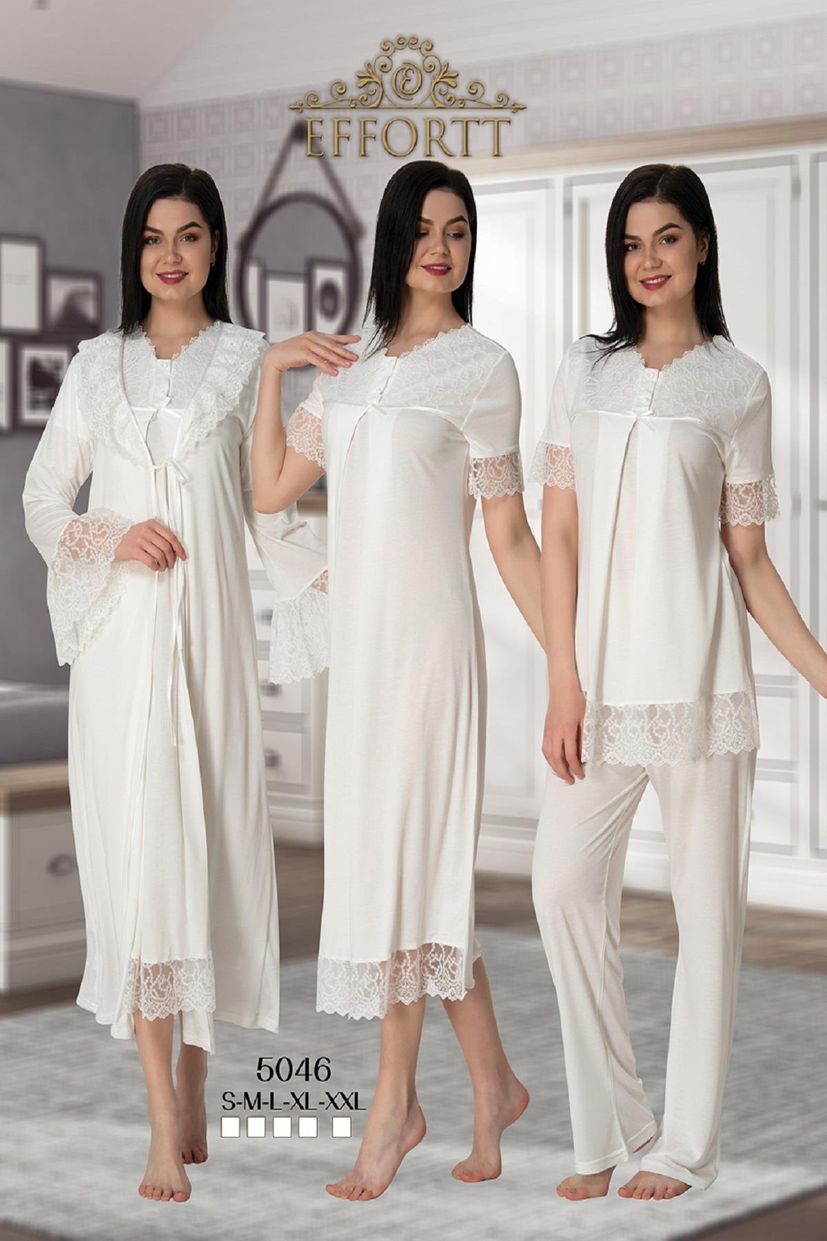 Effortt 5046 Ekru Hamile Lohusa Set