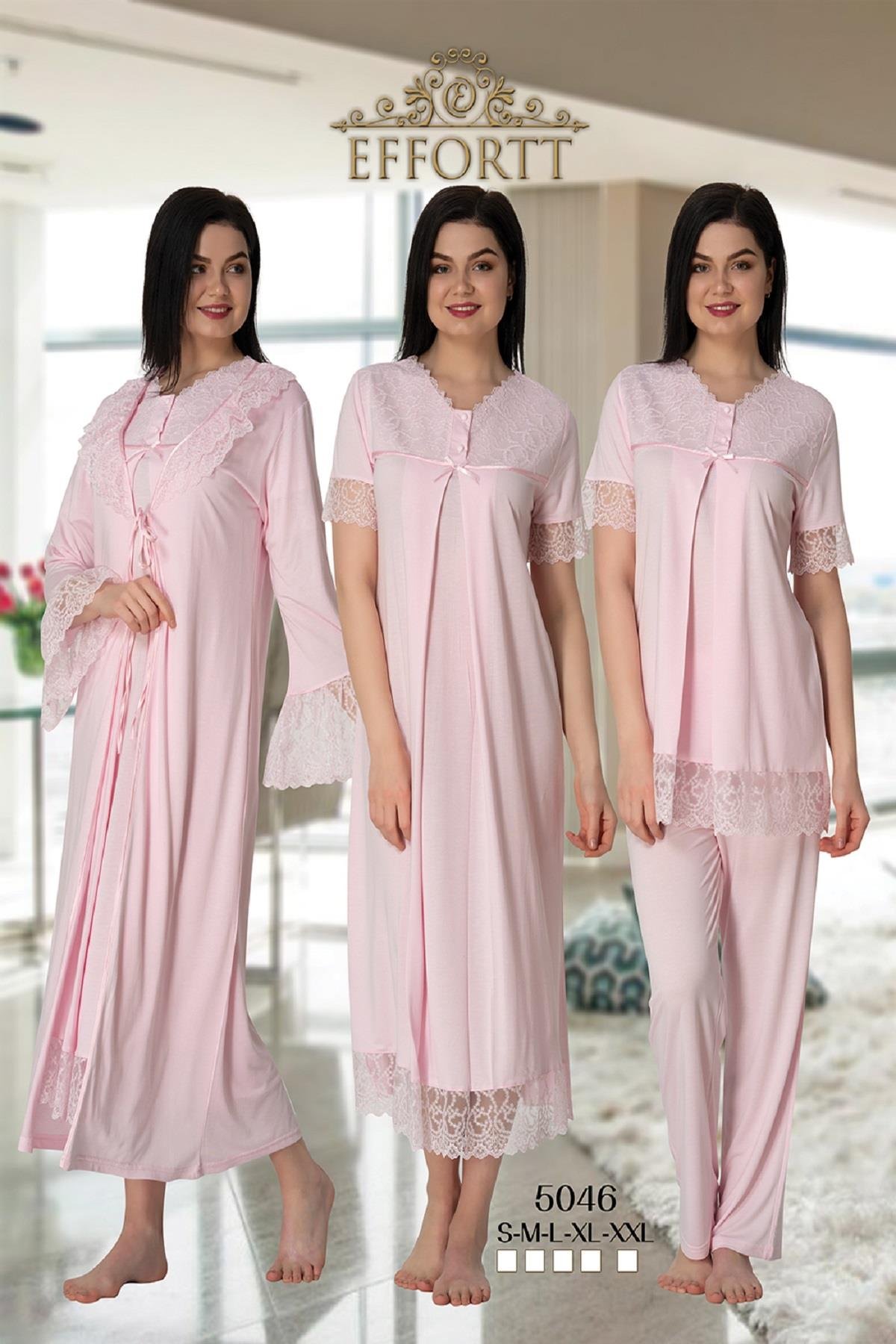 Effortt 5046 Pembe Hamile Lohusa Set