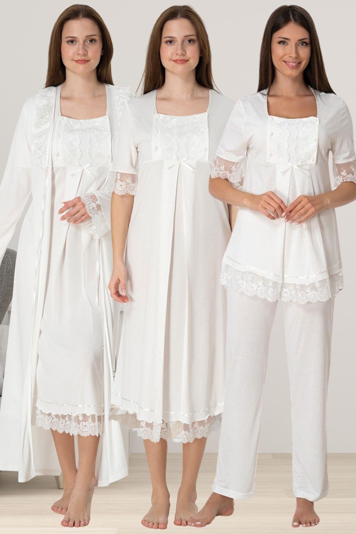 Effortt 6036 Ekru Hamile Lohusa Set