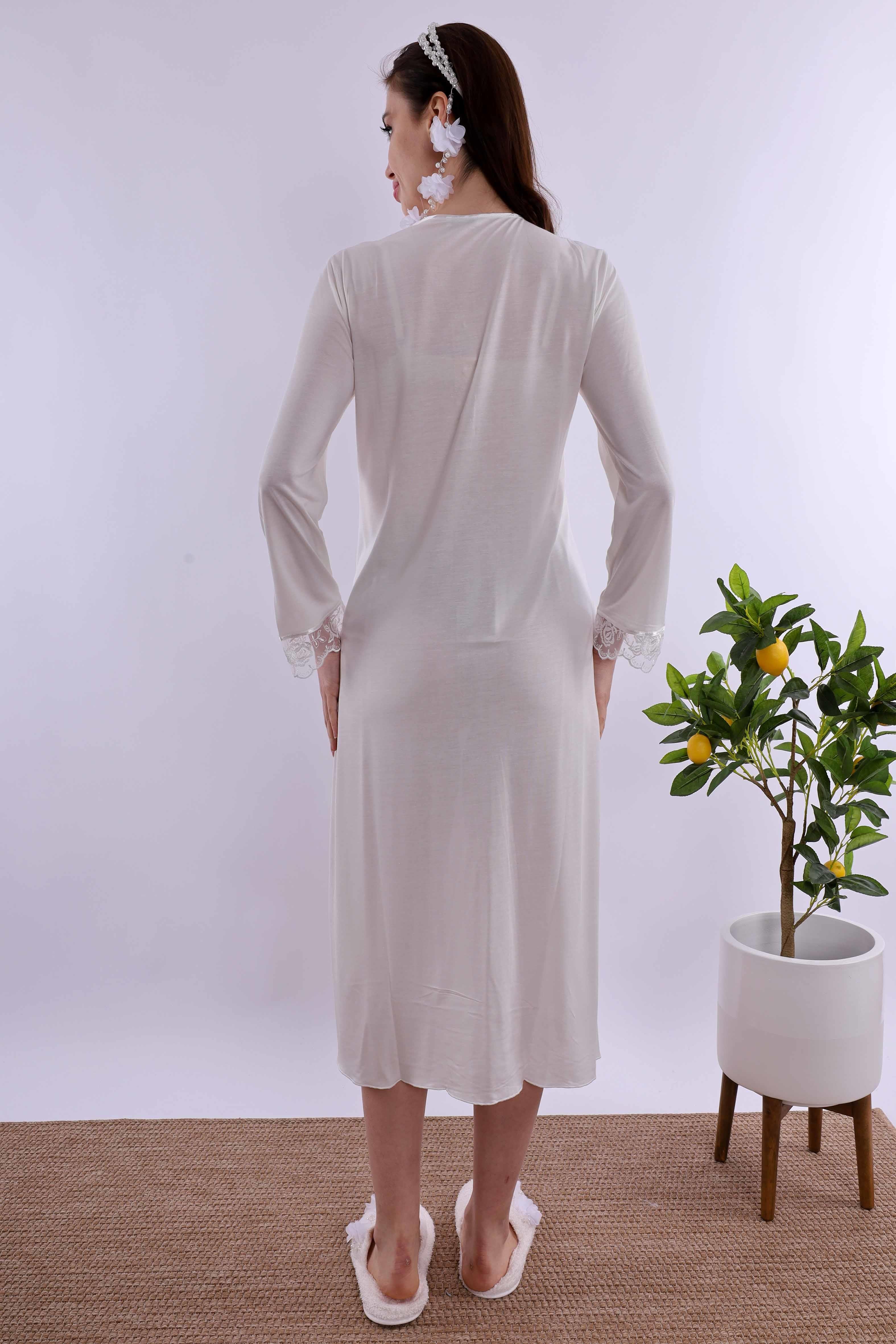 Effortt Ekru Hamile Lohusa Gecelik BYL224232