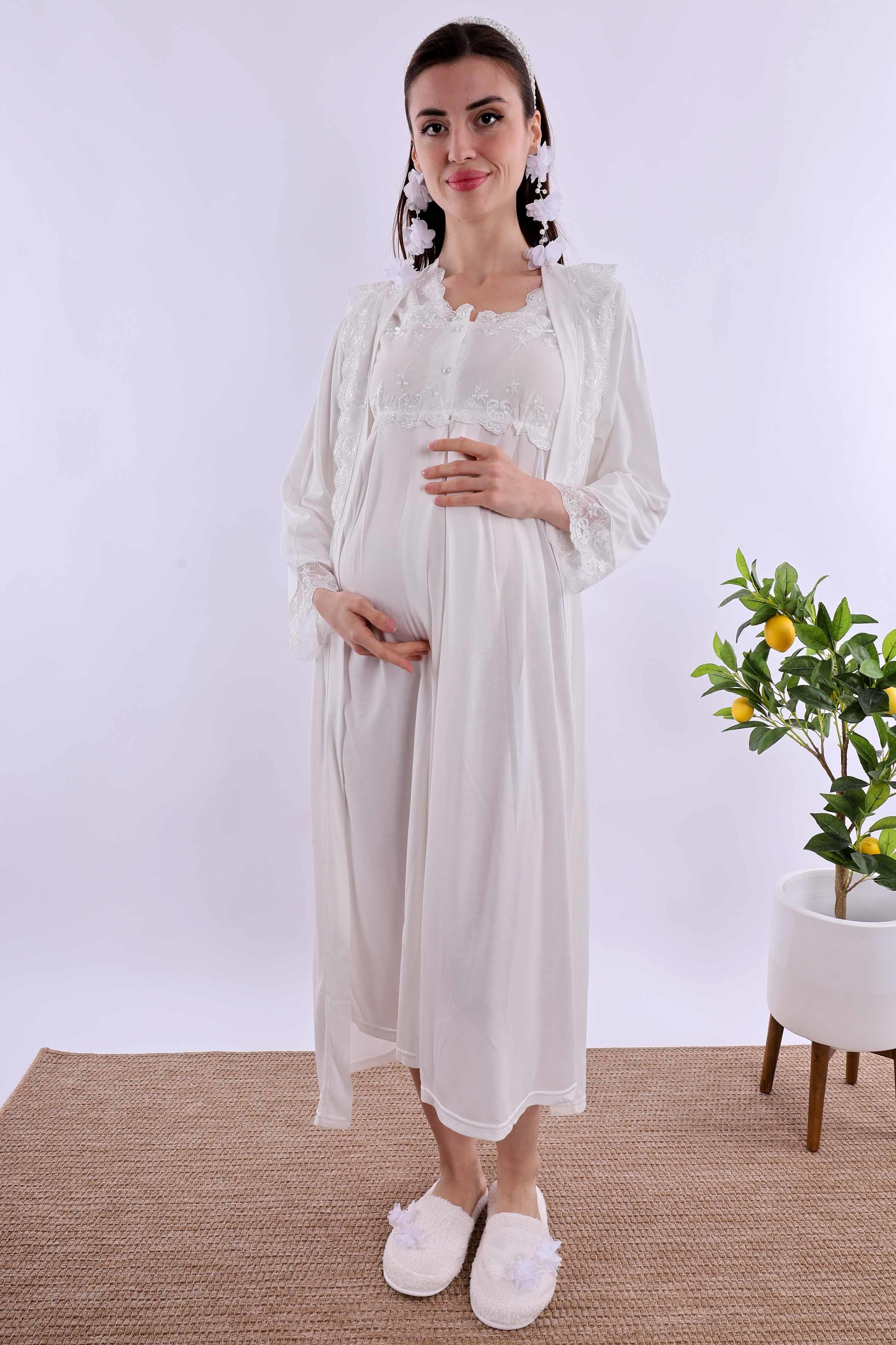 Effortt Ekru Hamile Lohusa Set BYL224052