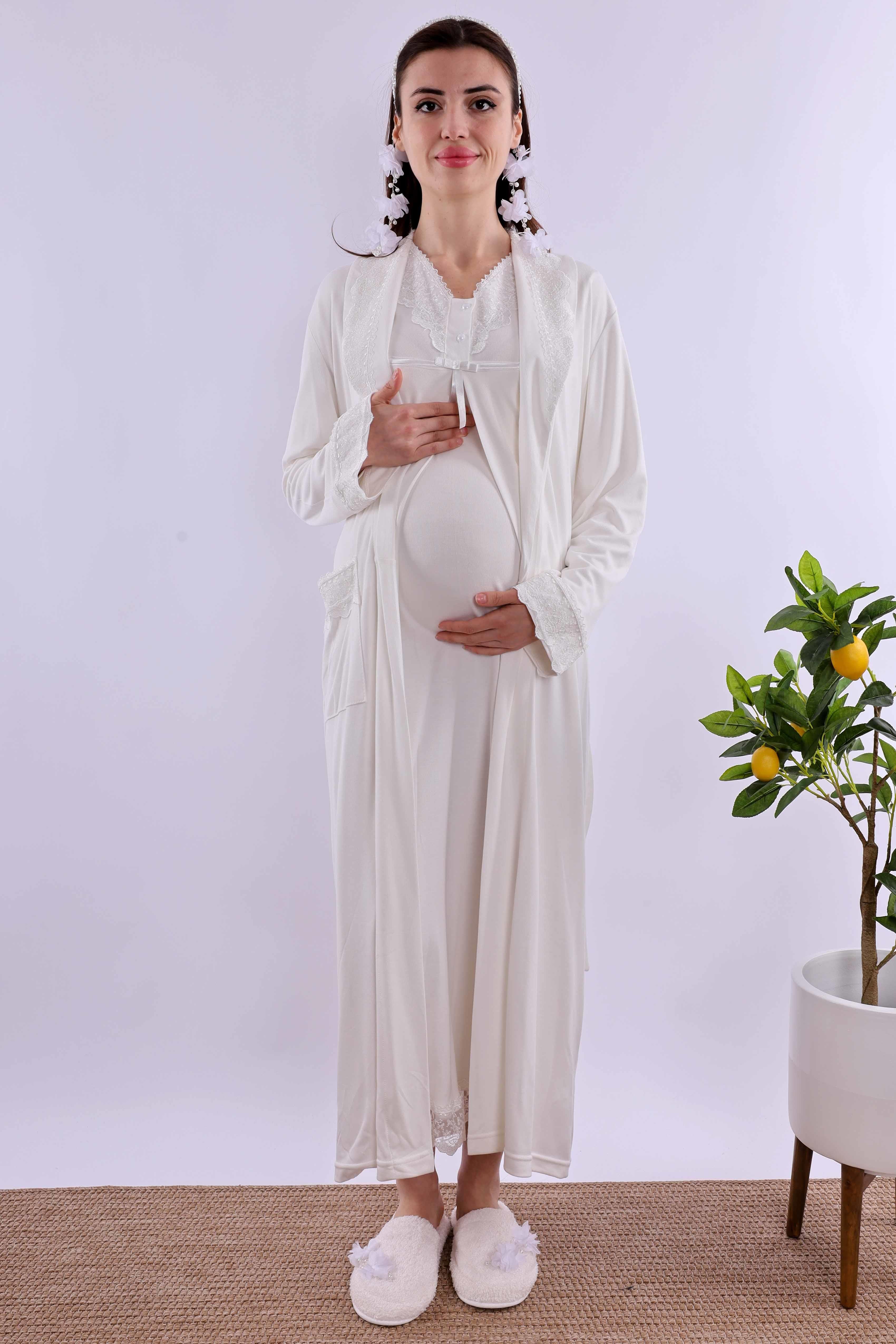 Effortt Ekru Hamile Lohusa Set BYL240362