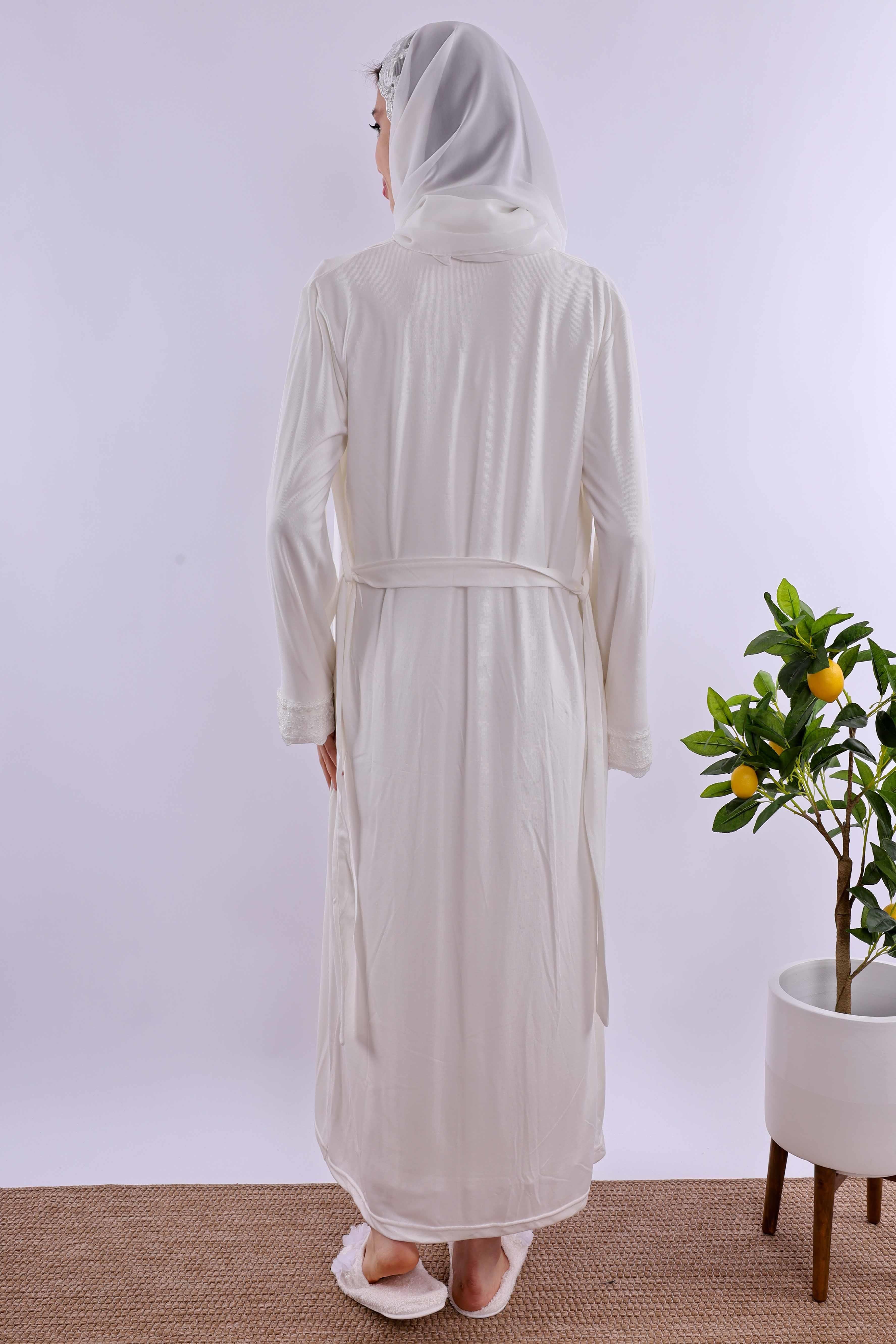 Effortt Ekru Tesettürlü Hamile Lohusa Set BYL2T40362